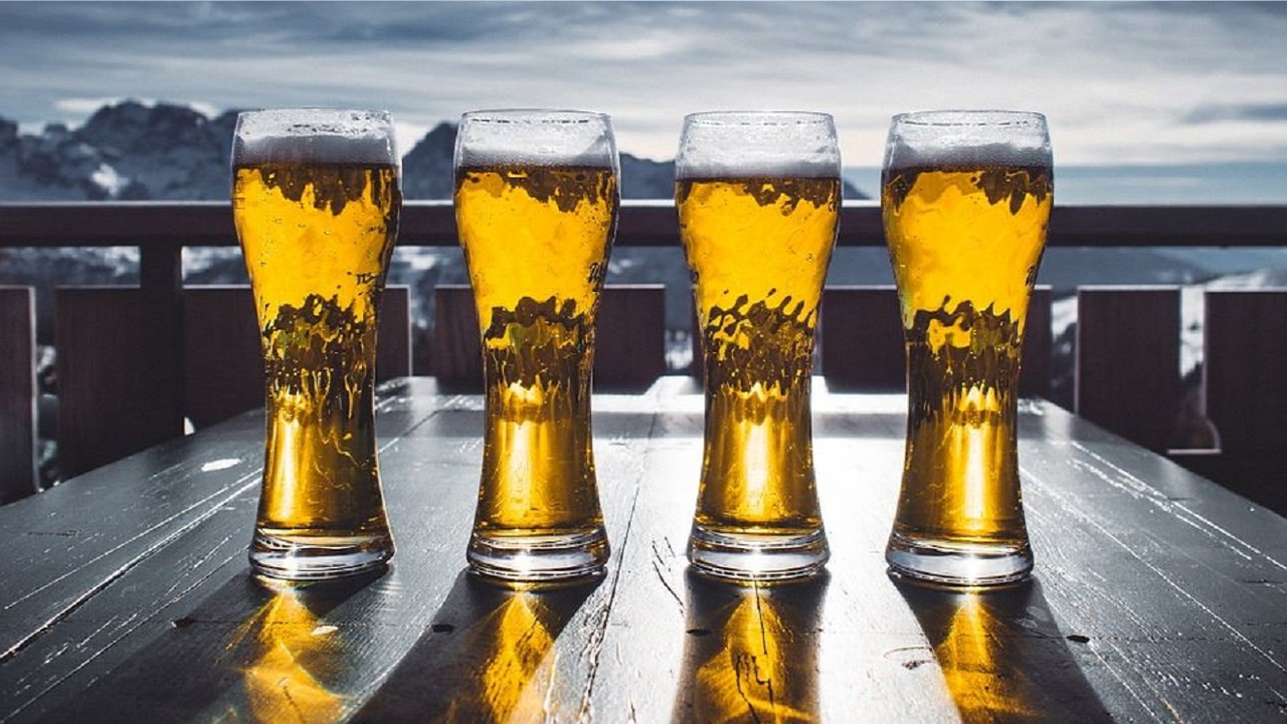 DOSSIER: cups of beer on a table. Norma Miller has decided to write her latest column on beer Wednesday for health reasons.