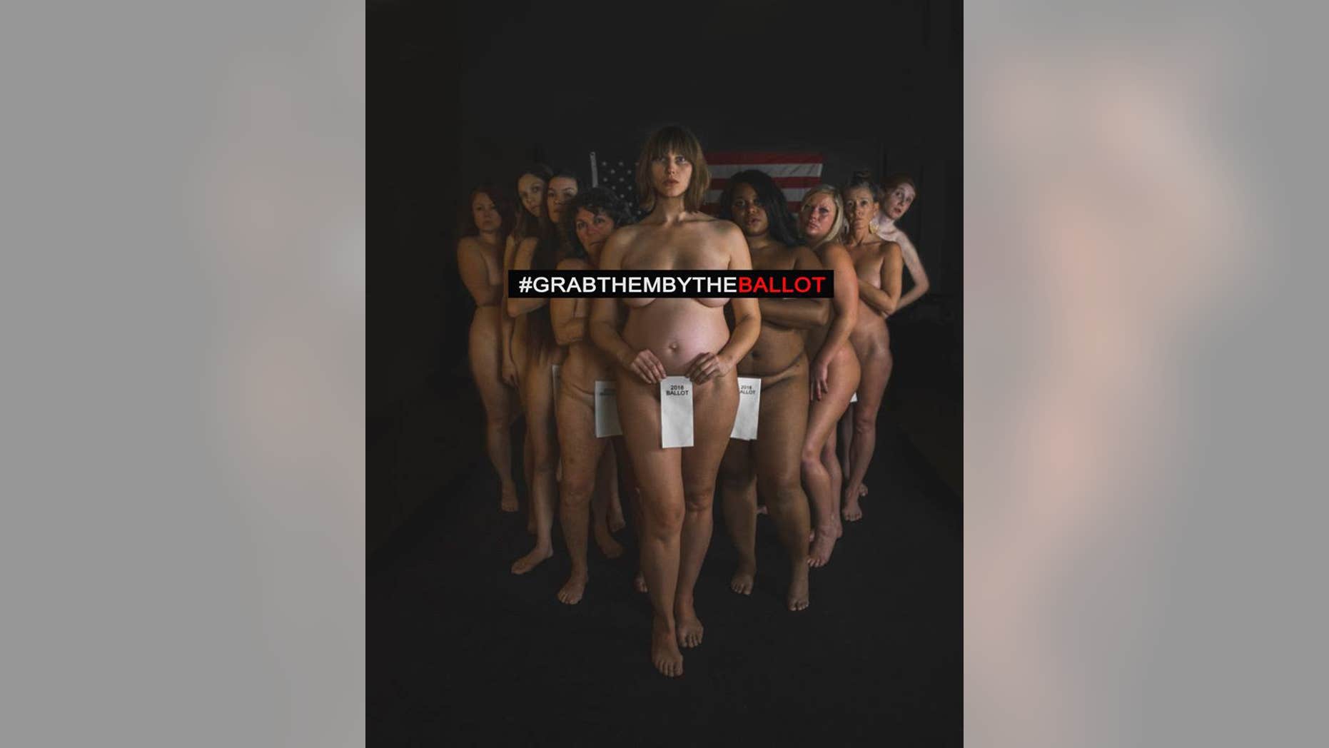 Women pose naked in 'Grab Them By The Ballot' photo shoot to ...