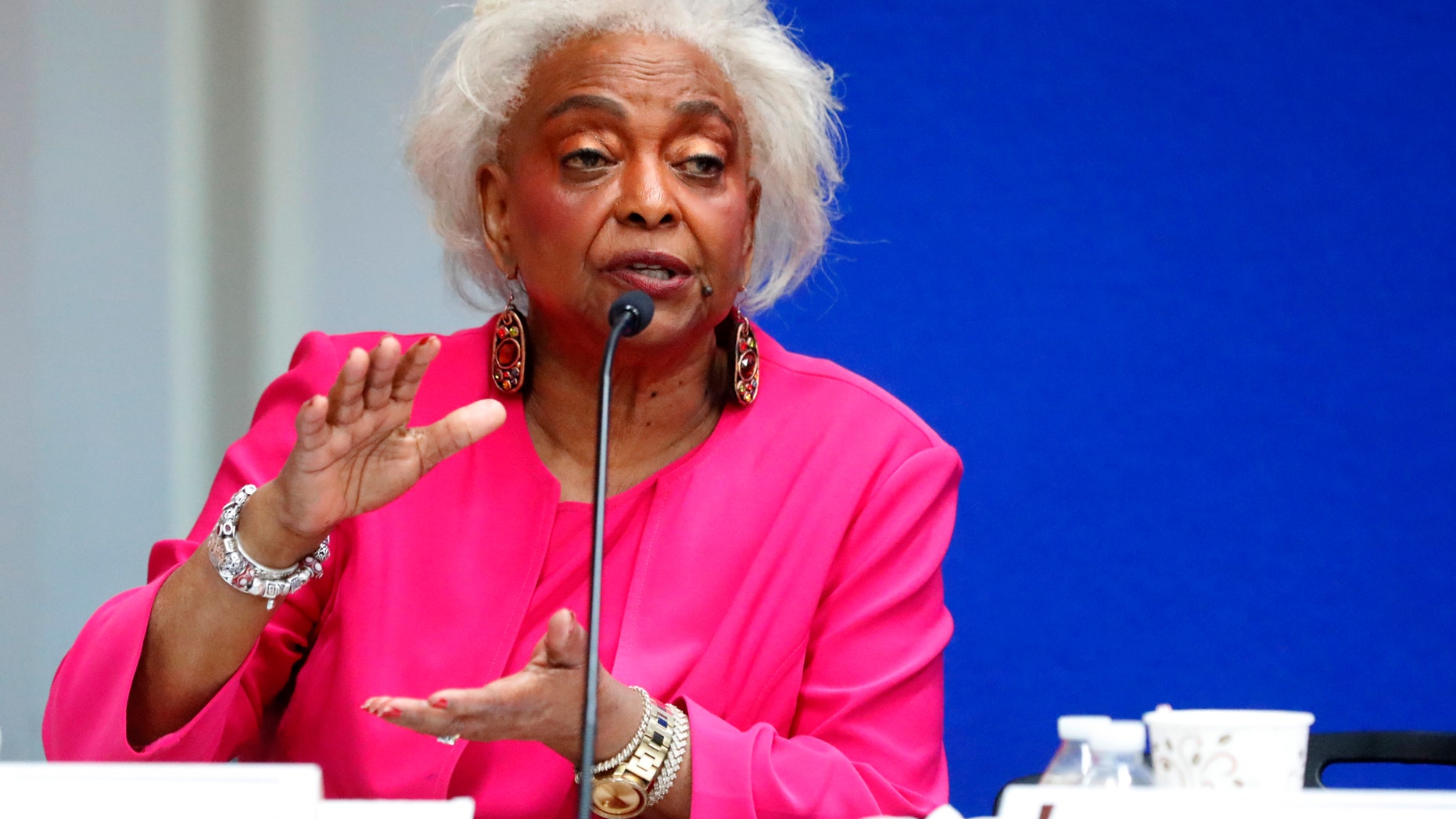 U.S. District Judge Mark Walker said newly inaugurated Gov. Ron DeSantis must grant former Broward County elections supervisor Brenda Snipes a “meaningful opportunity to be heard” regarding her suspension by March 31. (AP Photo/Wilfredo Lee)