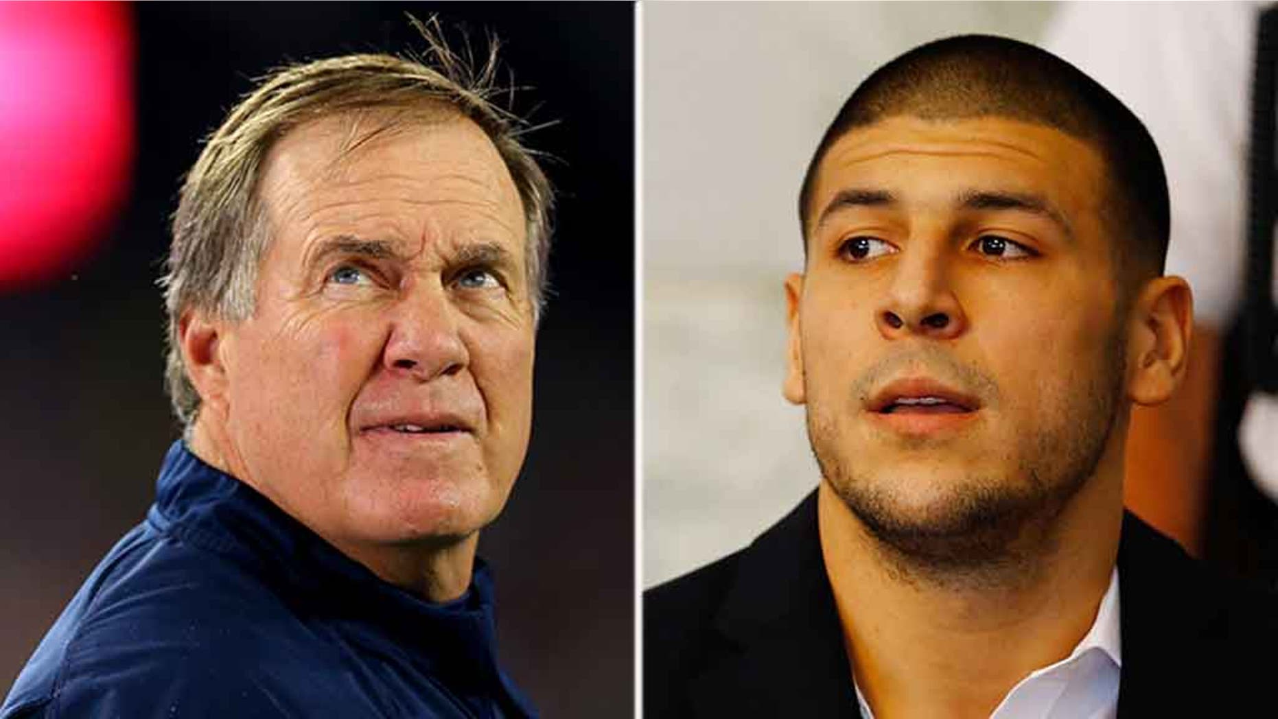 Aaron Hernandez, right, slammed Bill Belichick while he was in jail on a murder charge.