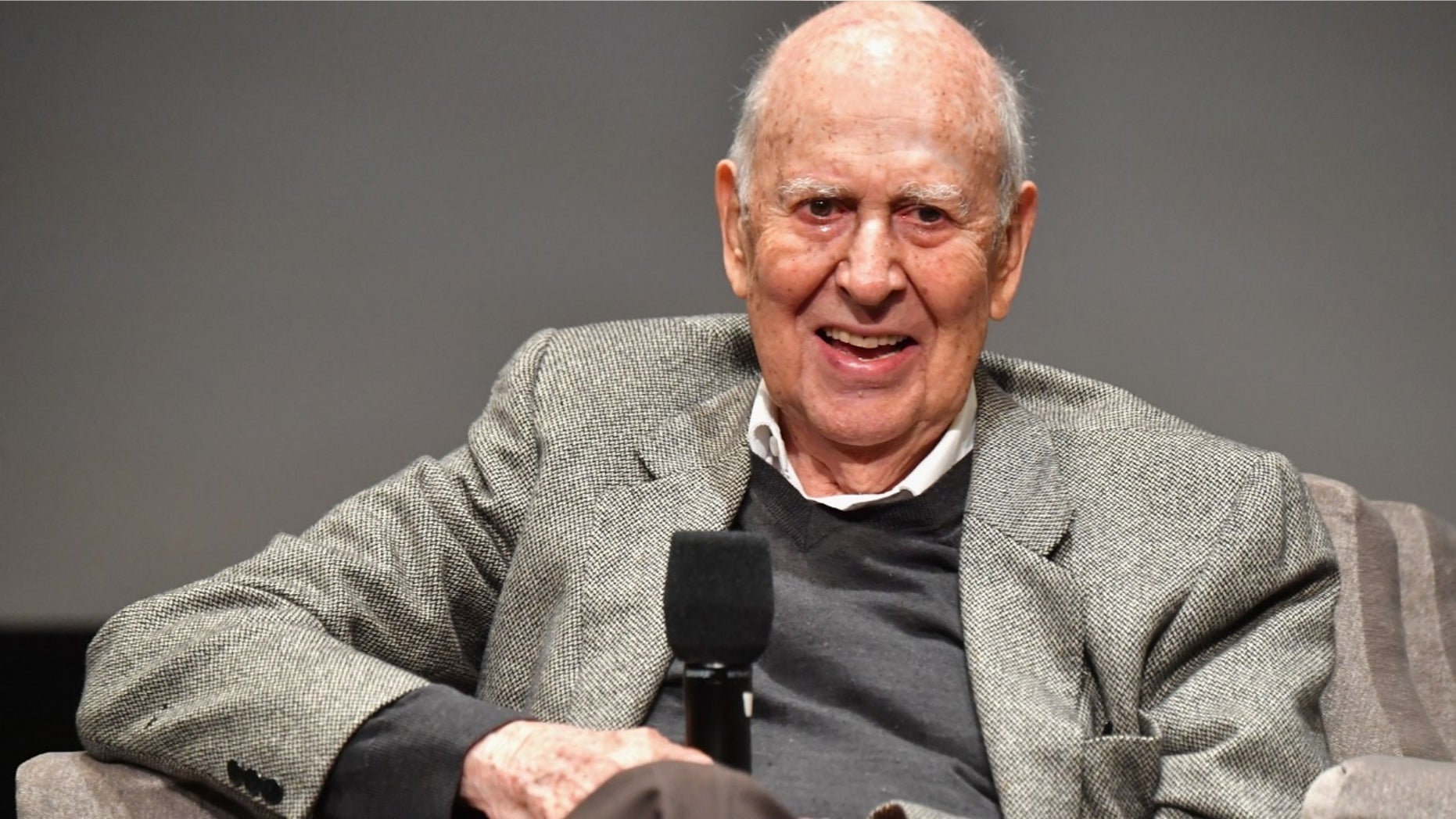 Carl Reiner said his personal goal was to live to 2020 in order to vote President Trump out of office.