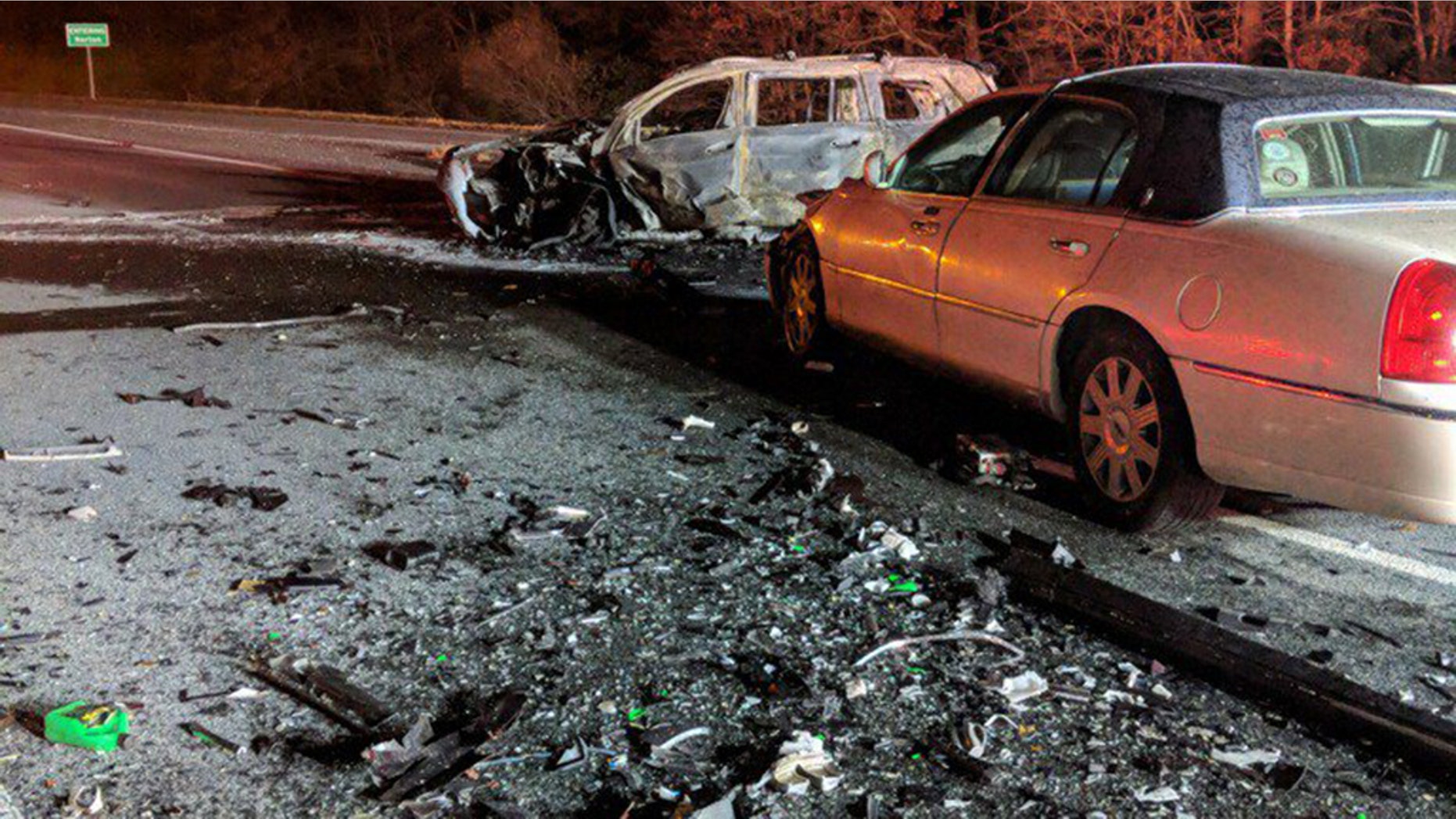 State Police spokesman Dave Procopio said the crash happened around 11:30 p.m. Wednesday on Interstate 495 in Taunton.