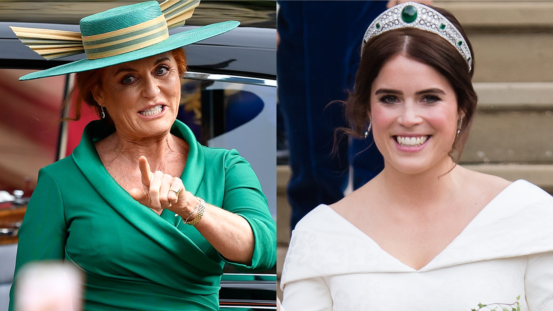 Sarah Ferguson commented on her daughter Princess Eugene's wedding.
