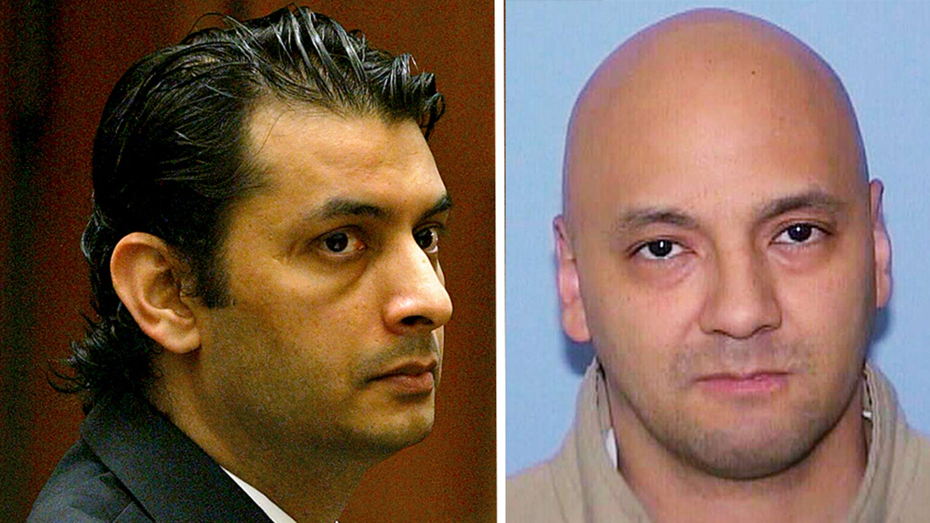 Virendra Govin, left, and Andrew Urdiales, right, were both found unresponsive at the San Quentin State Prison in California over the weekend.Â 