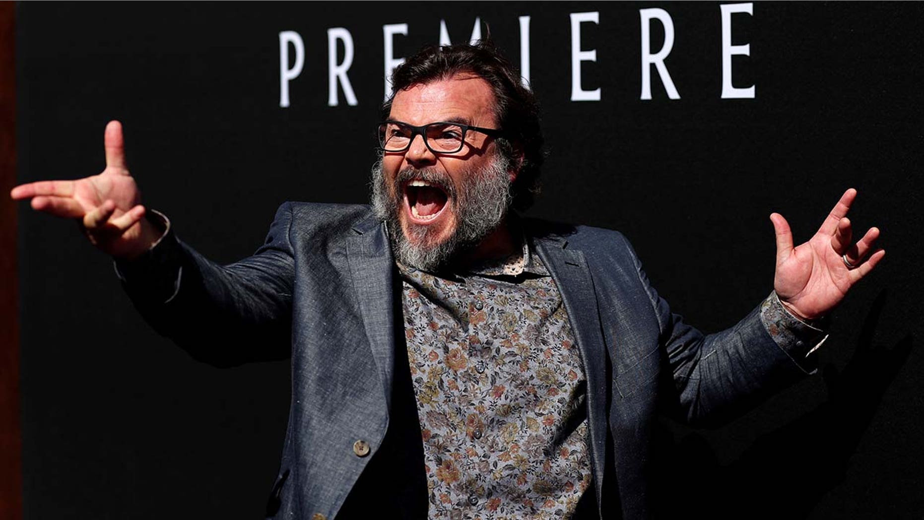 Actor Jack Black poses at the premiere for "The House With a Clock in its Walls" in Los Angeles, California, U.S., August 16, 2018.
