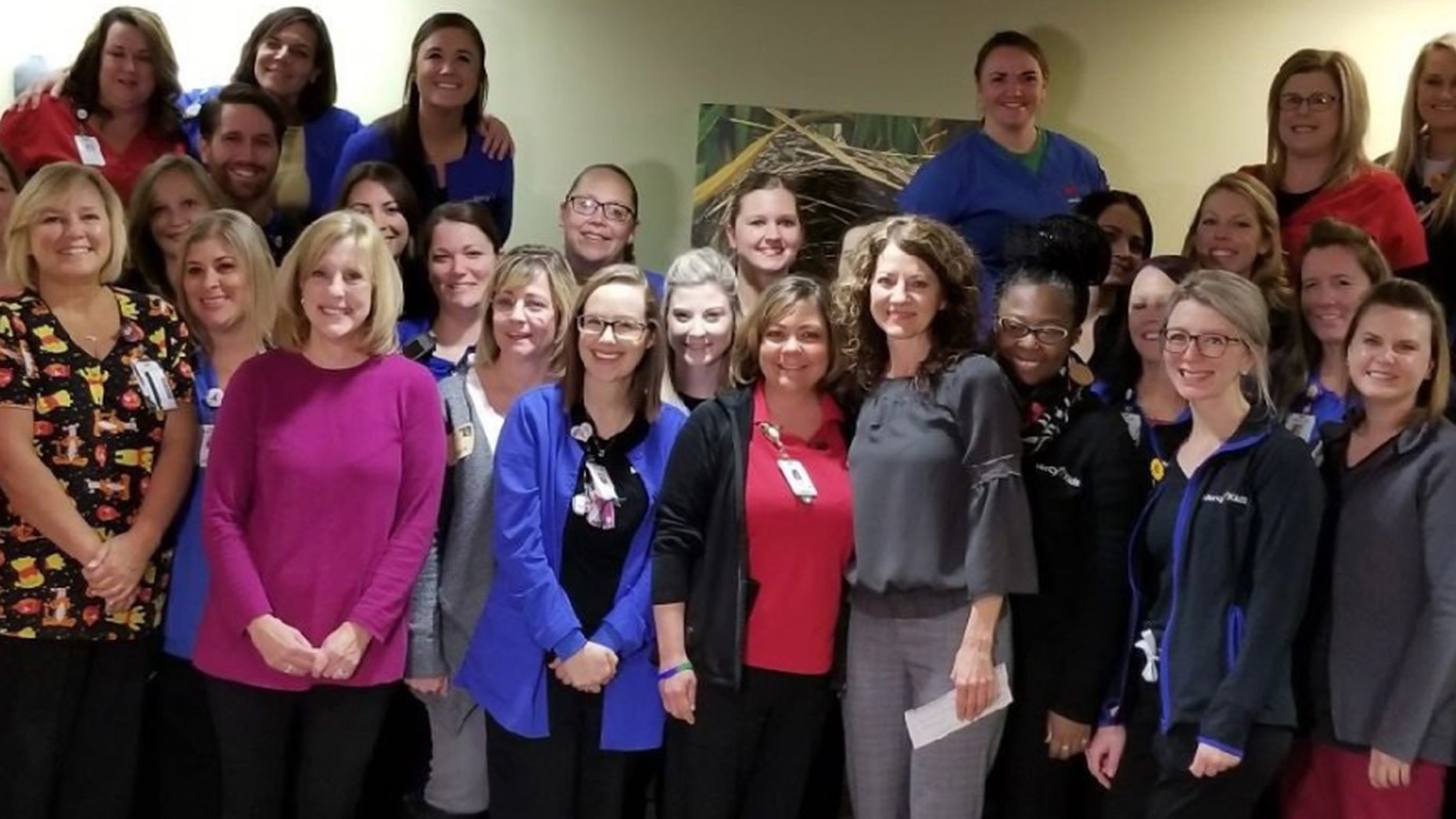A group of Mercy St. Louis nurses gave their Mega Millions winnings to two of their own colleagues going through heartbreak.