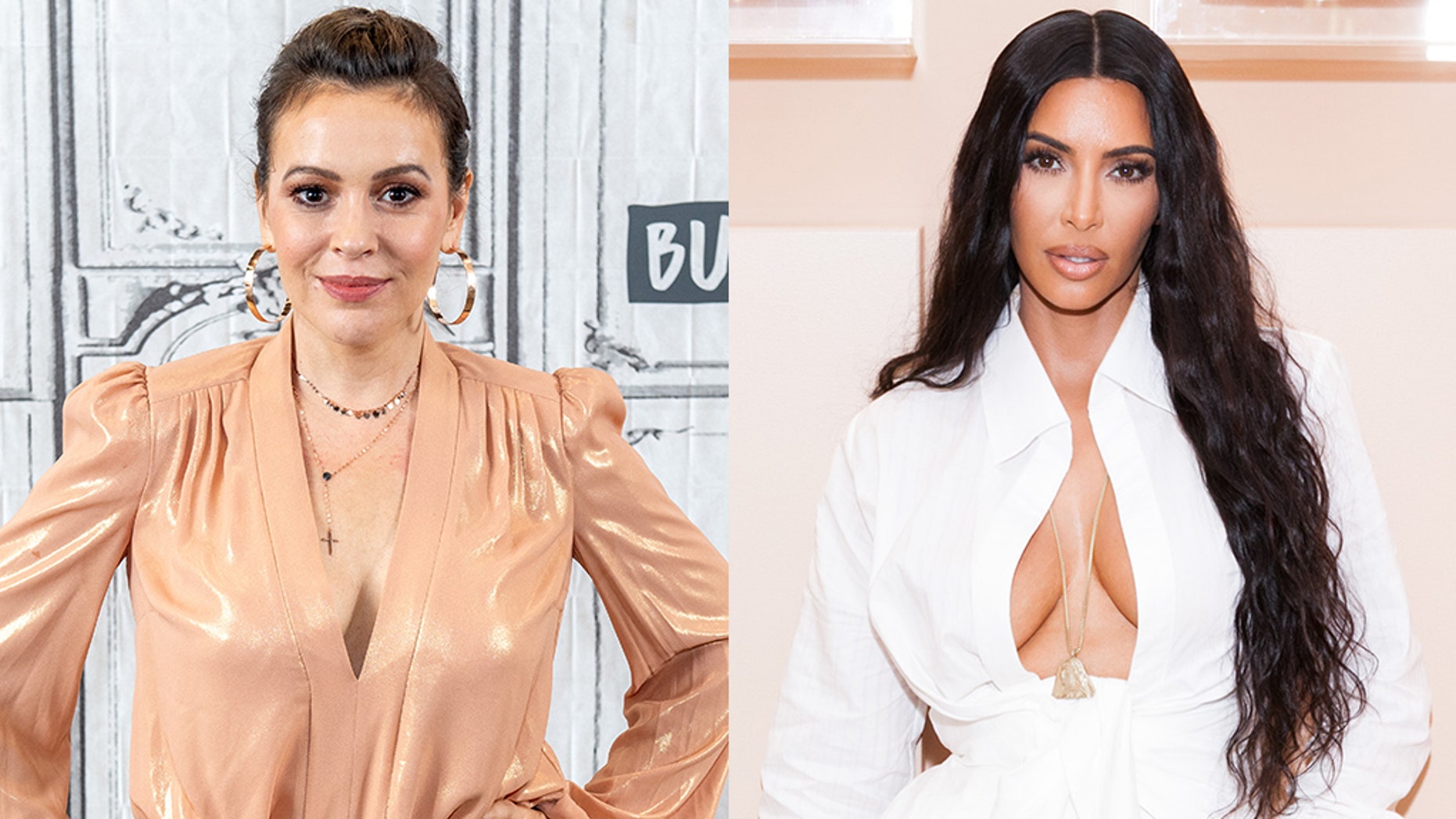 Alyssa Milano, Kim Kardashian and other stars had to evacuate their homes in Southern California because of the Woolsey fire.