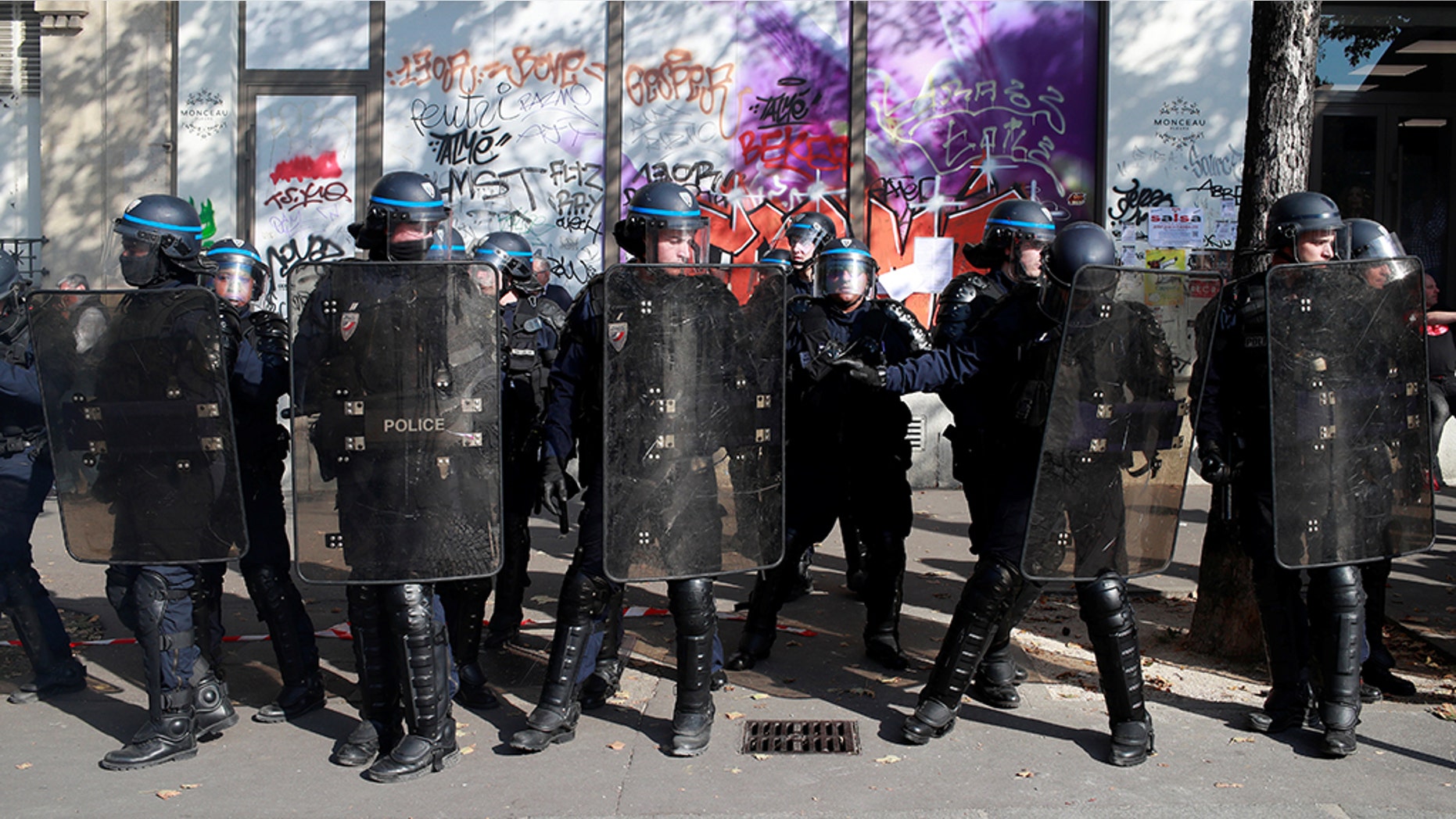 More than 115 people were arrested in France after a night of Halloween violence, police say. REUTERS/Gonzalo Fuentes - RC1413EE0190