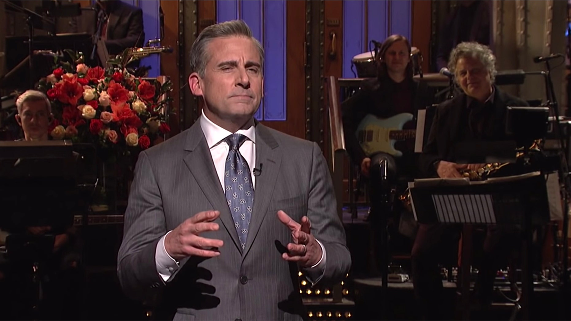 Steve Carell addressed questions of a possible "The Office" reboot during his appearance on "Saturday Night Live."