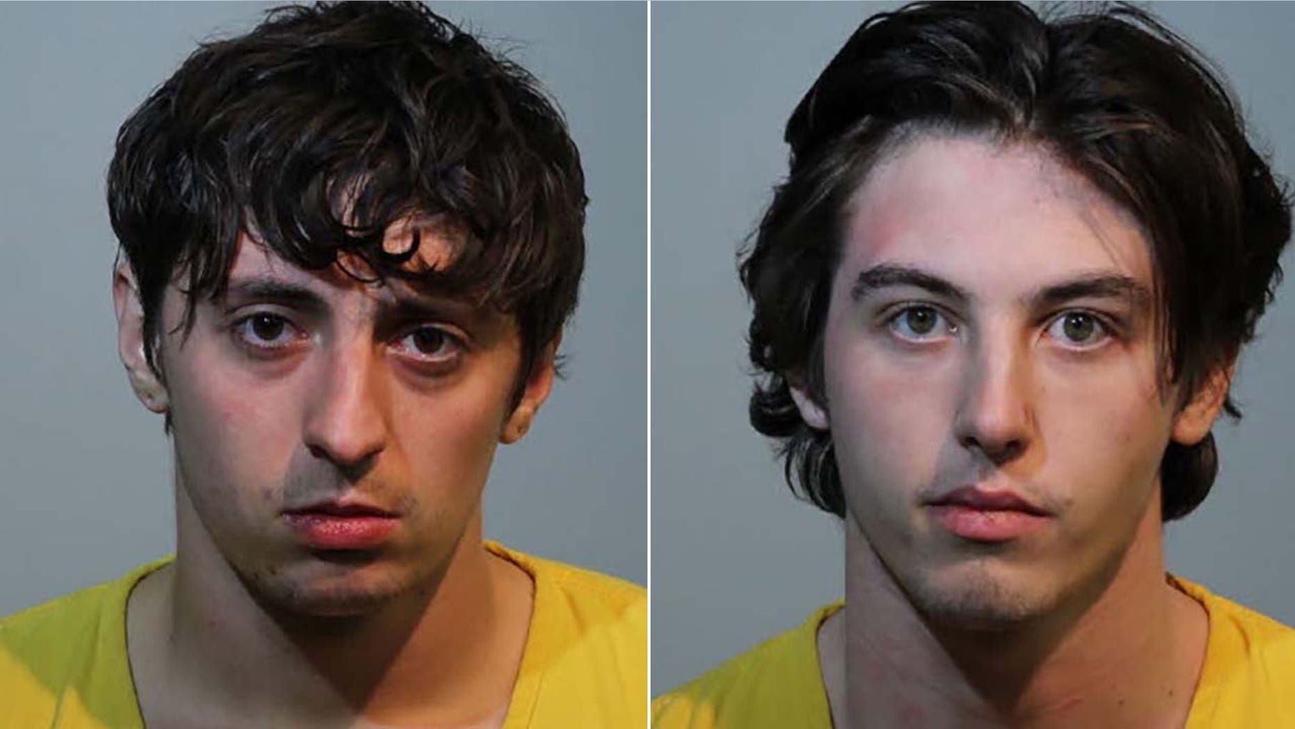 Jake Bilotta, 22, left, and his roommate, 21-year-old Ian McClurg allegedly lured a former roommate to a Maitland, Fla., home and stabbed him to death over a stolen PlayStation console, police said.