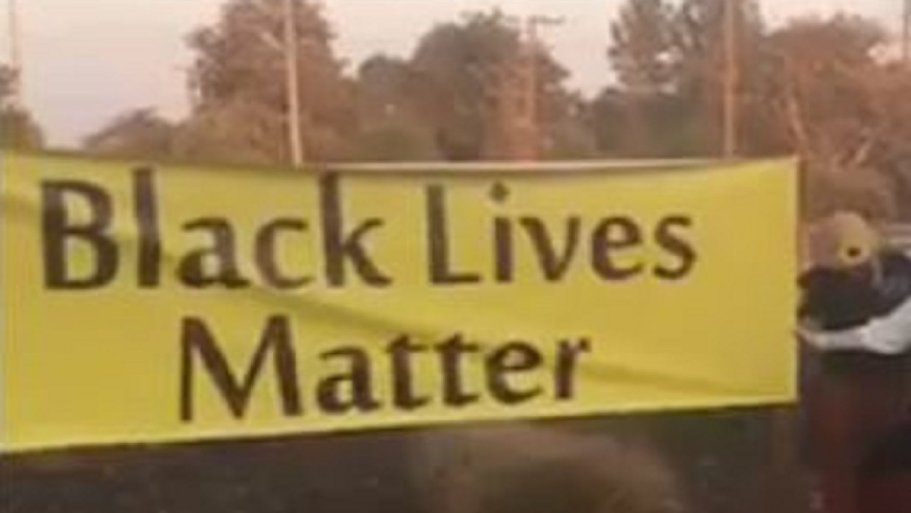 A polling location has been moved due to complaints about a Black Lives Matter banner, according to reports this week.