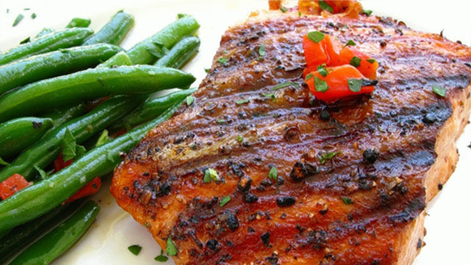 honey mustard glazed salmon bobby flay