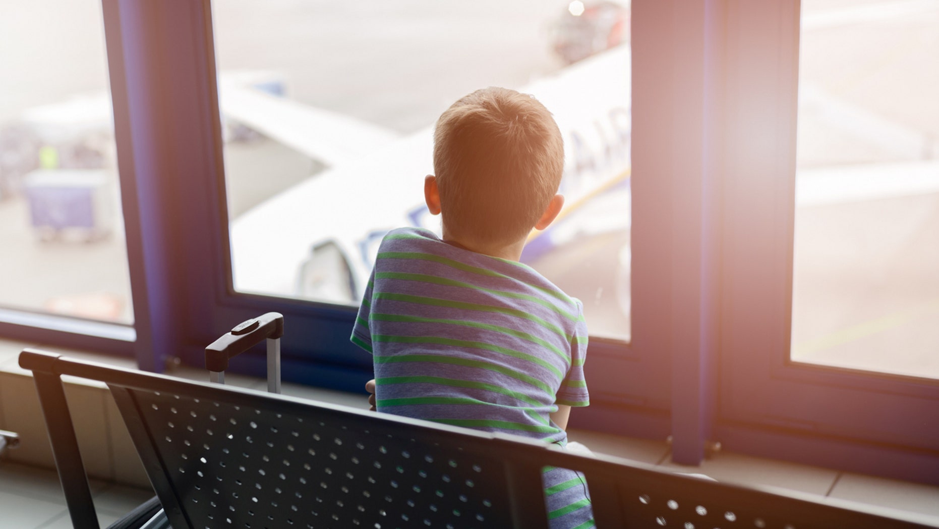 An 11-year-old nearly boarded a plane without a ticket or supervision.
