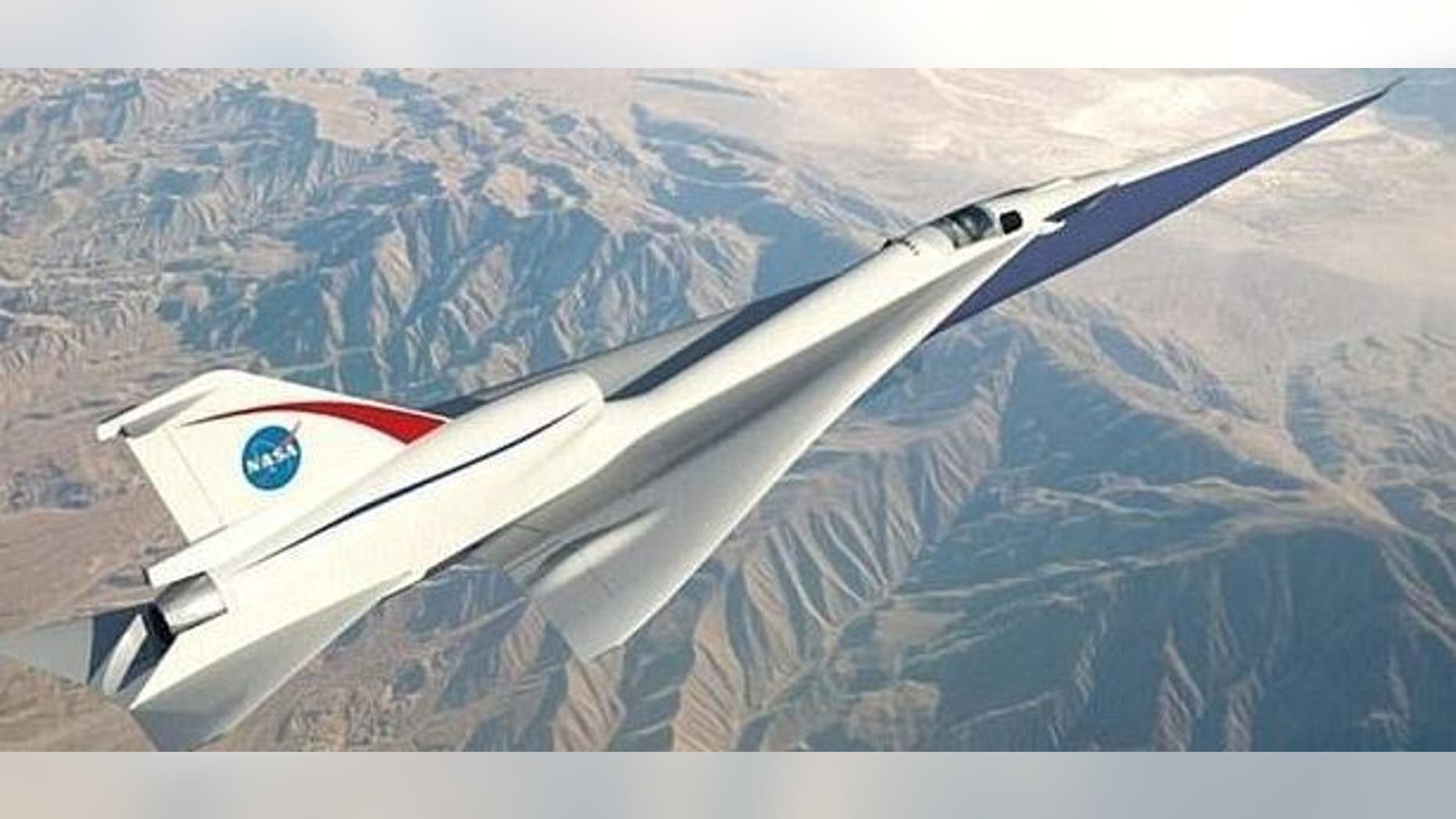 The X-59 could one day fly from London to New York in just three hours