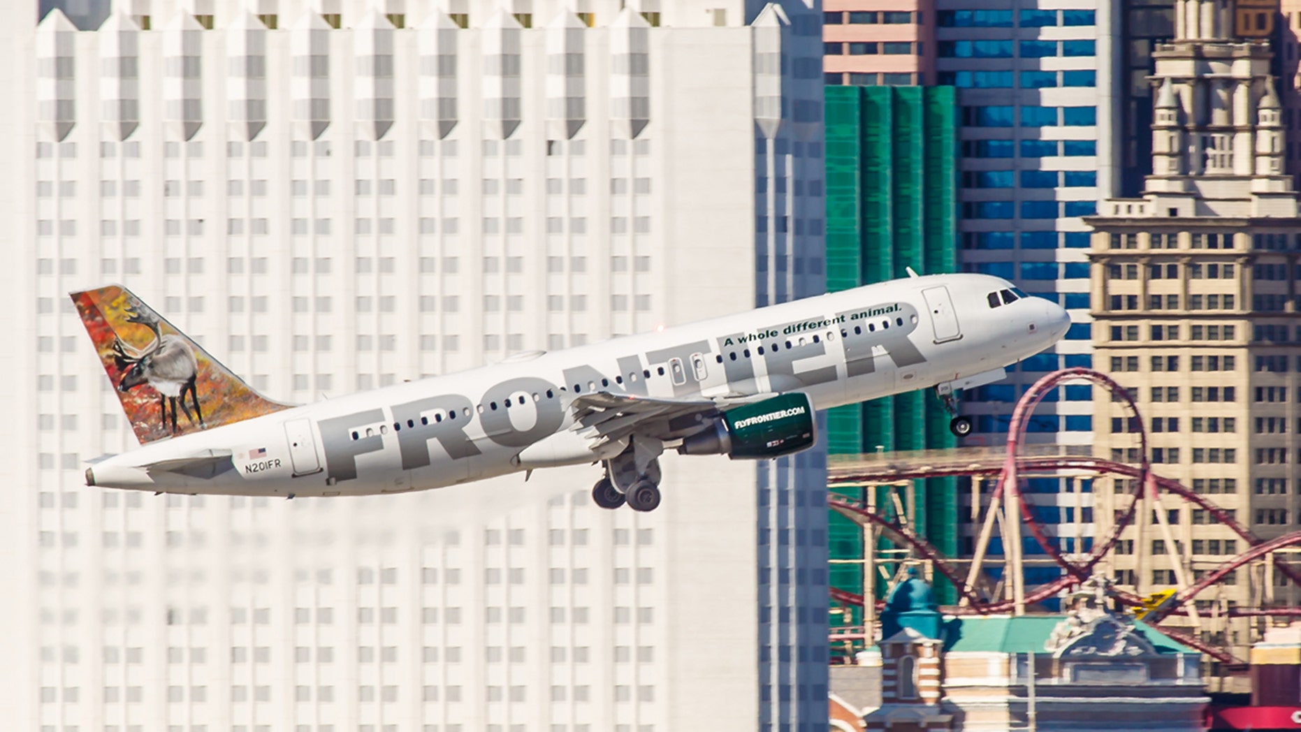 Engine damage forces Frontier Airlines plane to make emergency landing in Vegas Engine damage forces Frontier Airlines plane to make emergency landing in Vegas
