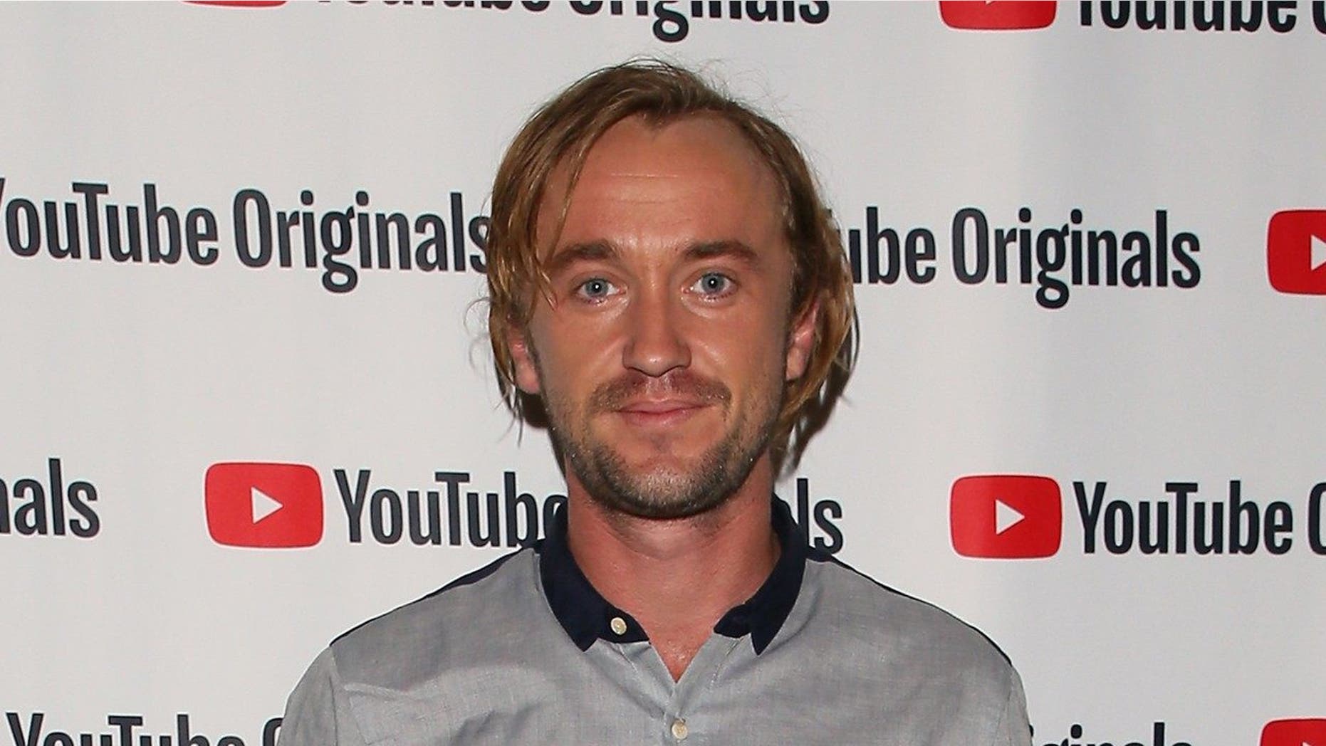 Tom Felton sported a new look in a recent appearance on "Good Morning Britain."