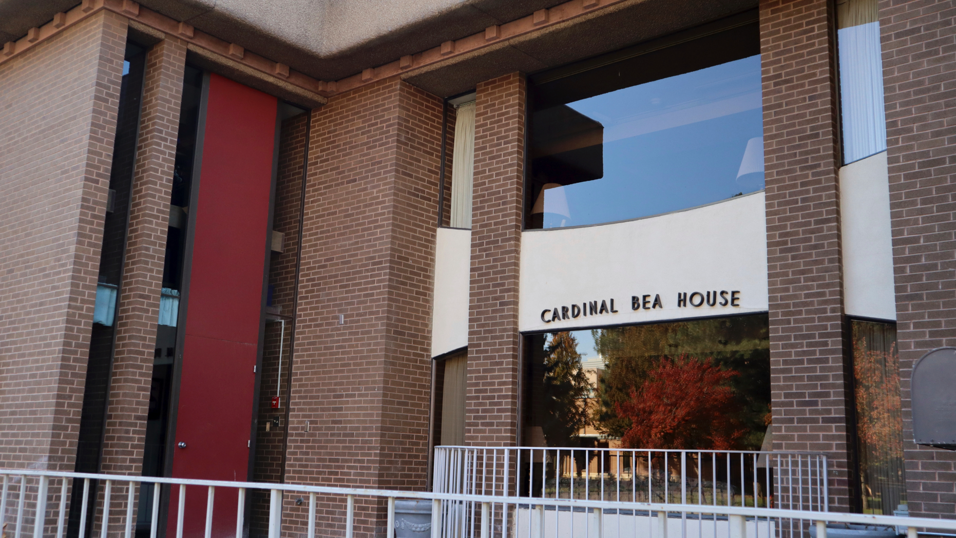 This Oct. 22, 2018 photo shows the Cardinal Bea House on the campus of Gonzaga University in Spokane, Wash. Cardinal Bea House played host to at least 20 Jesuit priests accused of sexual abuse. (Emily Swing/Reveal via AP)