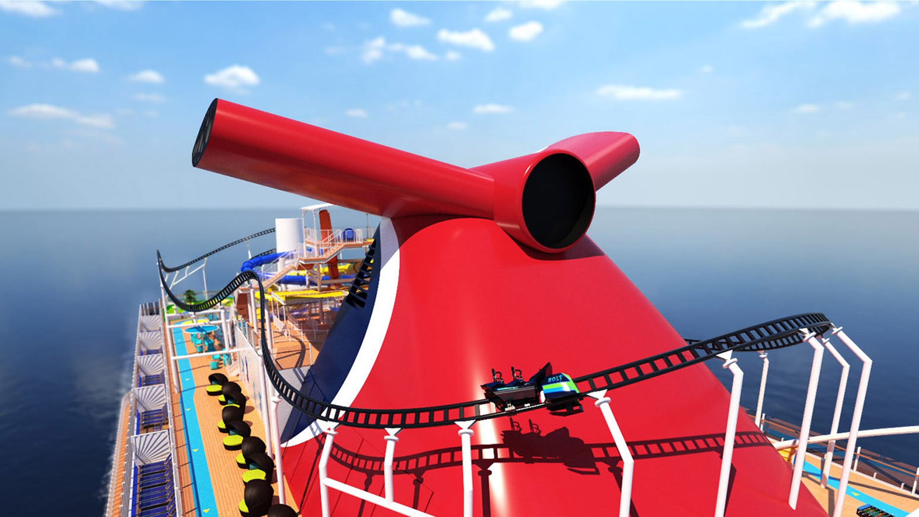 The ride, called BOLT, will launch guests around a nearly 800-foot-long track.