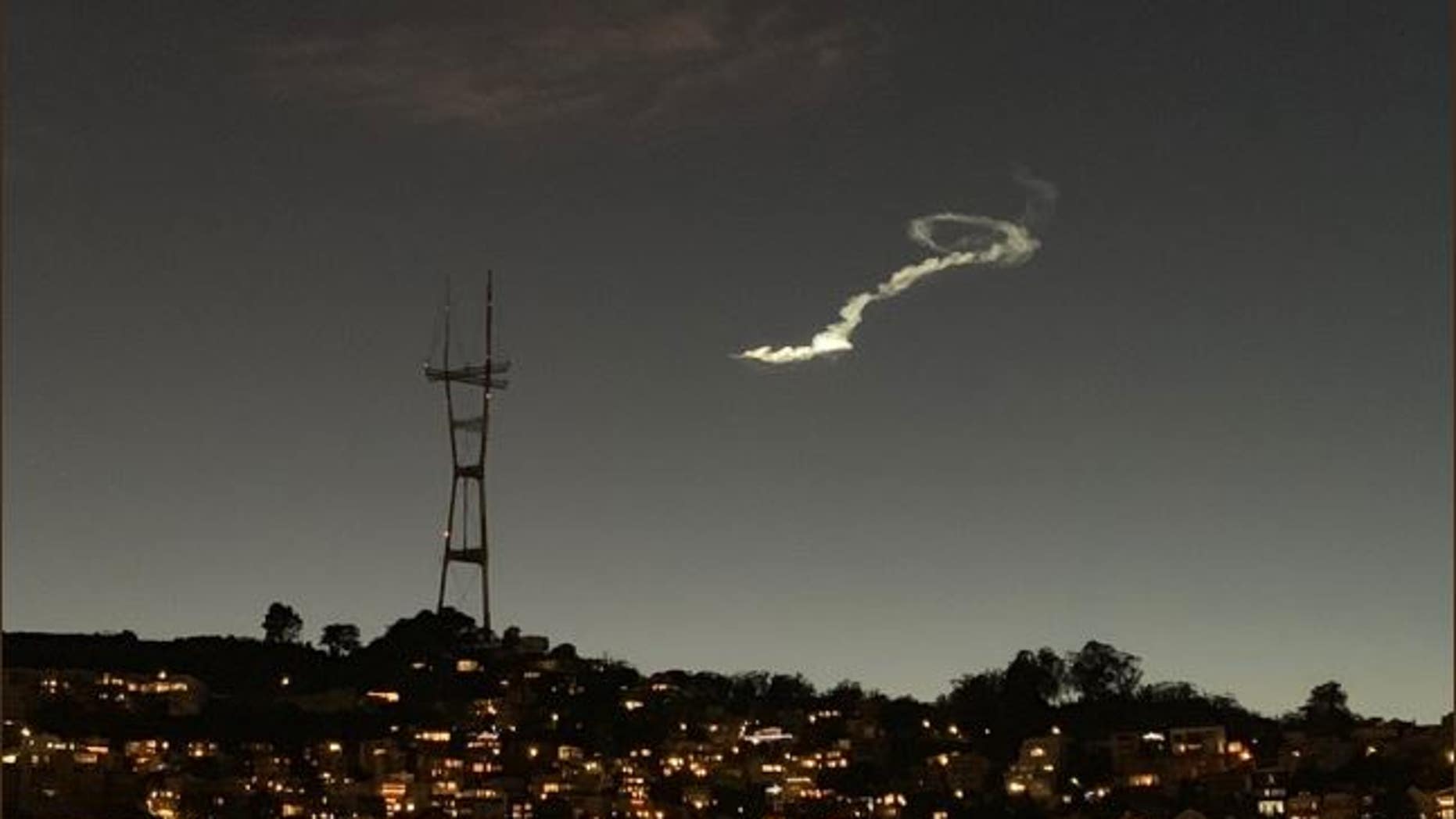 Meteor is cause of mysterious light over SF Bay Area, observatory says