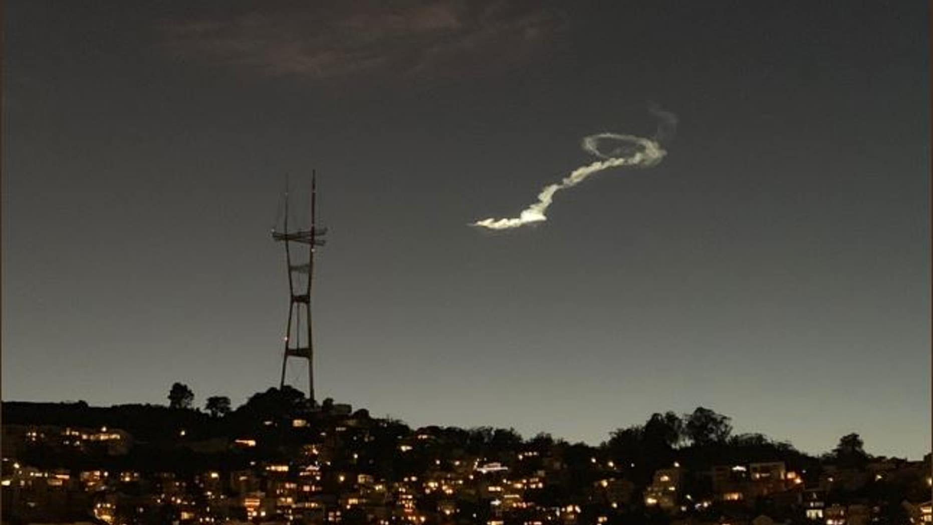 Meteor is cause of mysterious light over SF Bay Area, observatory says