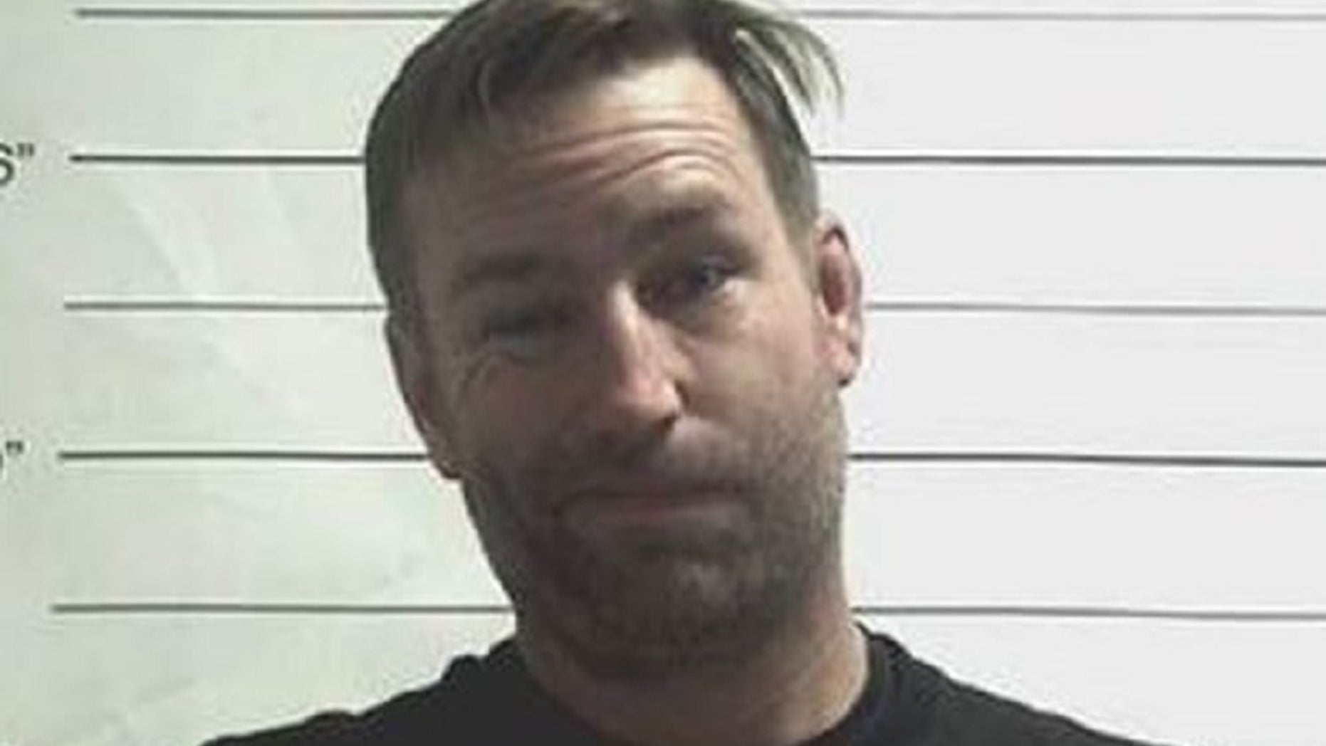 Sean Harrington, 45, allegedly spraypainted the word "cocaine" throughout Bourbon Street while wearing a shirt with the word "cocaine" spraypainted on it, according to court record records.