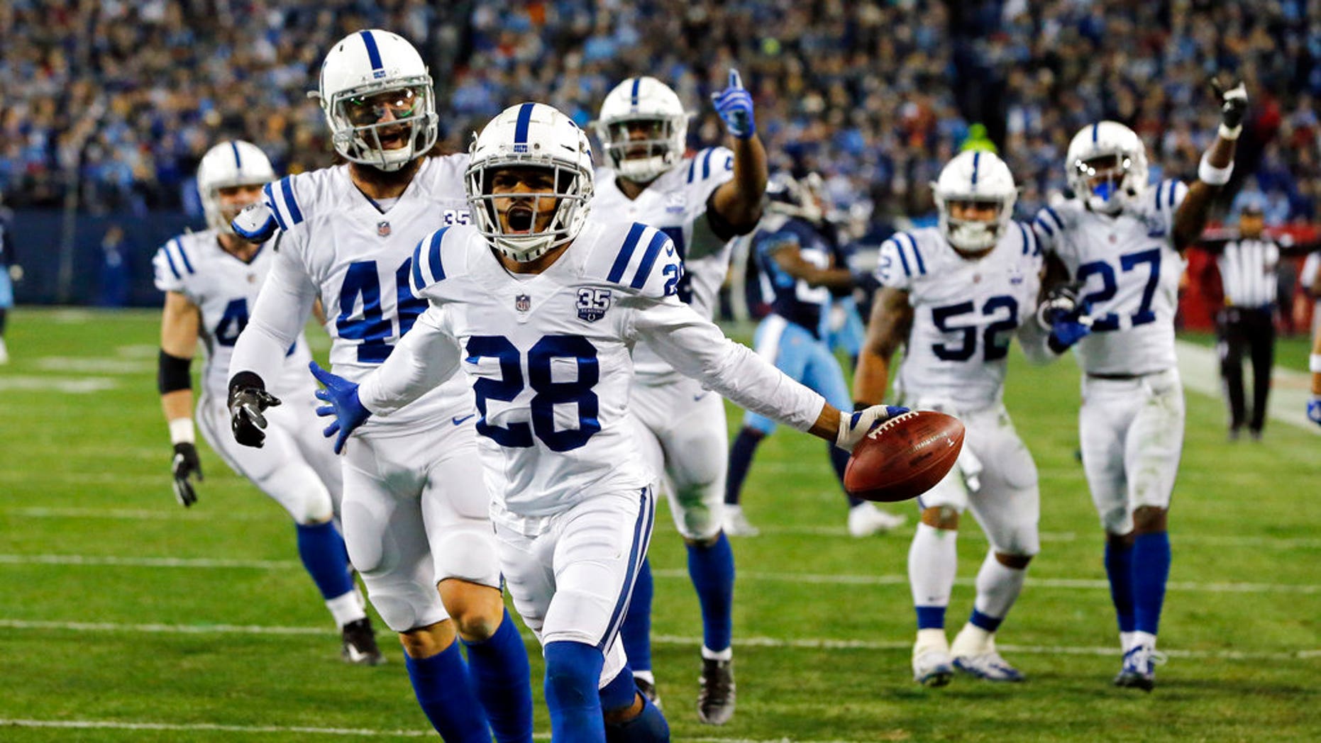 Colts defeat Titans 33-17, earn playoff spot
