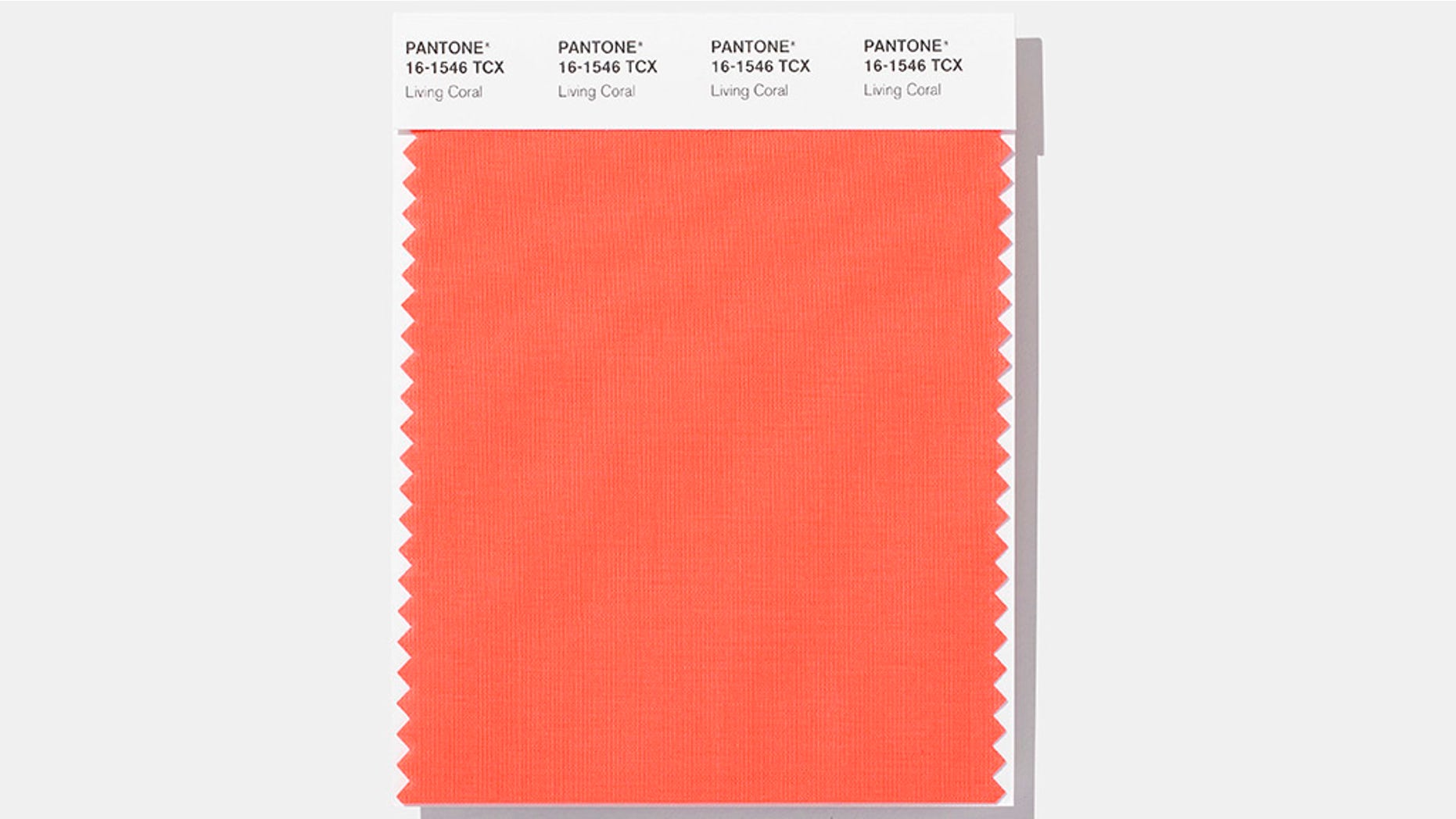 It's the color of underwater reefs hanging on for dear life. The sky at dusk. Some of the latest iPhones and the latest looks on the runways of Marc Jacobs and other top fashion designers. Living Coral has been chosen by the Pantone Color Institute as its 2019 color of the year. (Pantone Color Institute via AP)