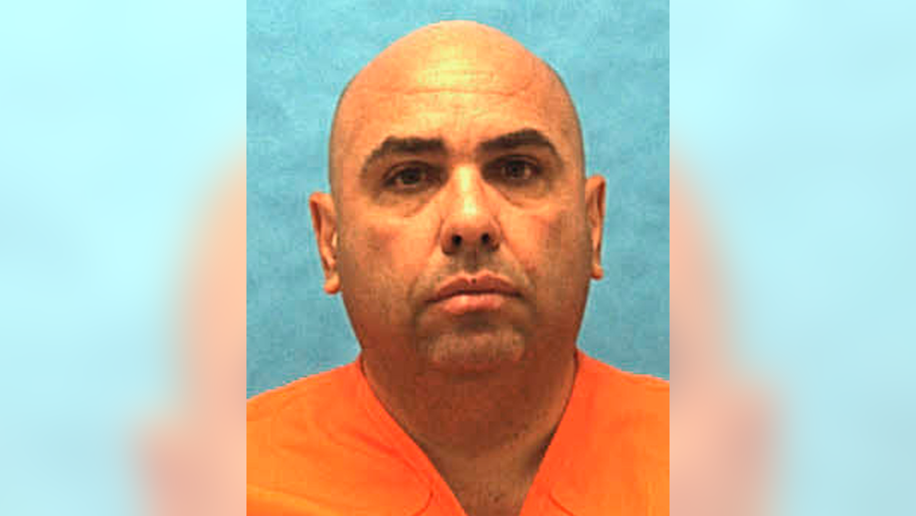 This undated photo made available by the Florida Department of Law Enforcement shows Jose Antonio Jimenez. Jimenez is scheduled to die by lethal injection Thursday, Dec. 13, 2018, for beating and stabbing to death an elderly woman in Miami-Dade County 26 years ago. (Florida Department of Law Enforcement via AP)