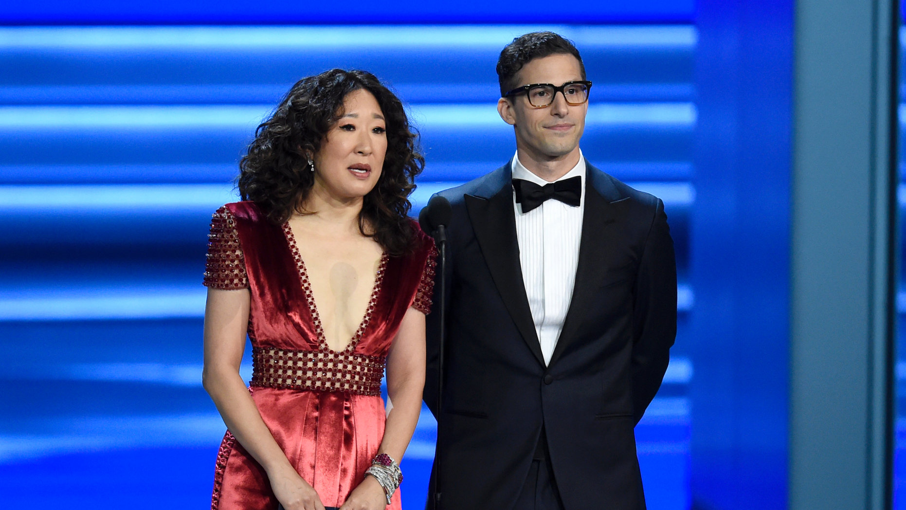 Andy Samberg and Sandra Oh to co-host 2019 Golden Globe ...