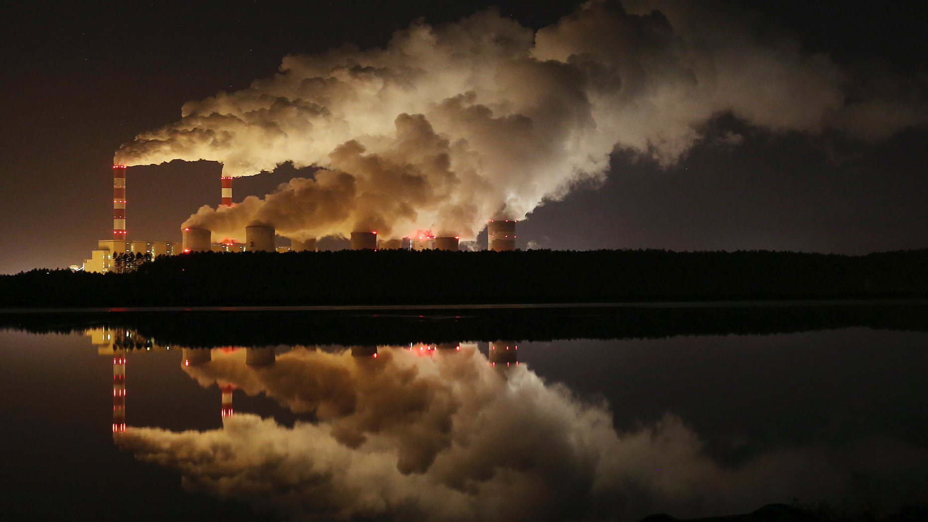 FILE -- Plumes of smoke rise from Europe's largest lignite power plant in Belchatow, central Poland. (AP Photo/Czarek Sokolowski)