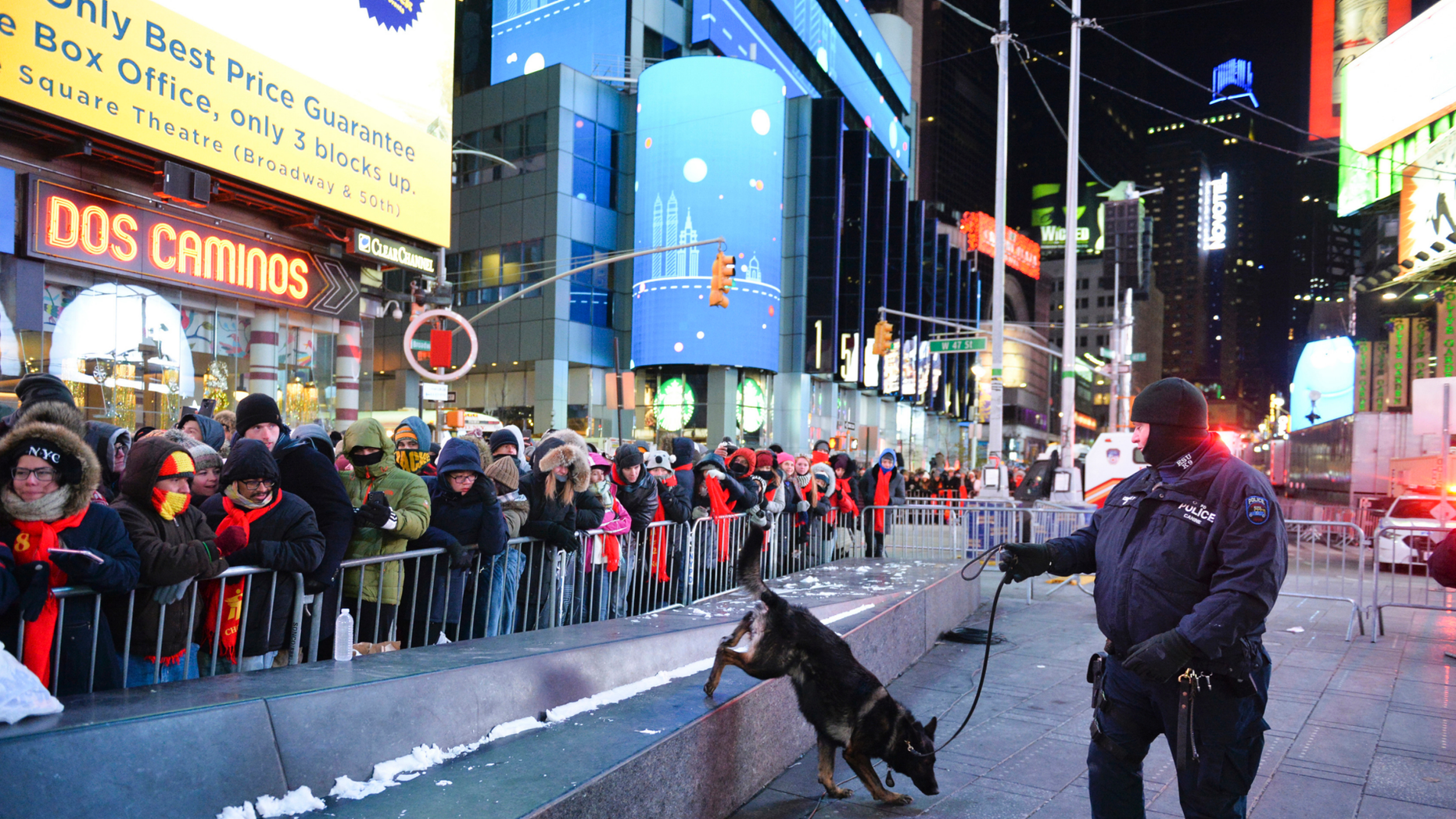 Ring in the new: NYPD drone to oversee Times Square revelry