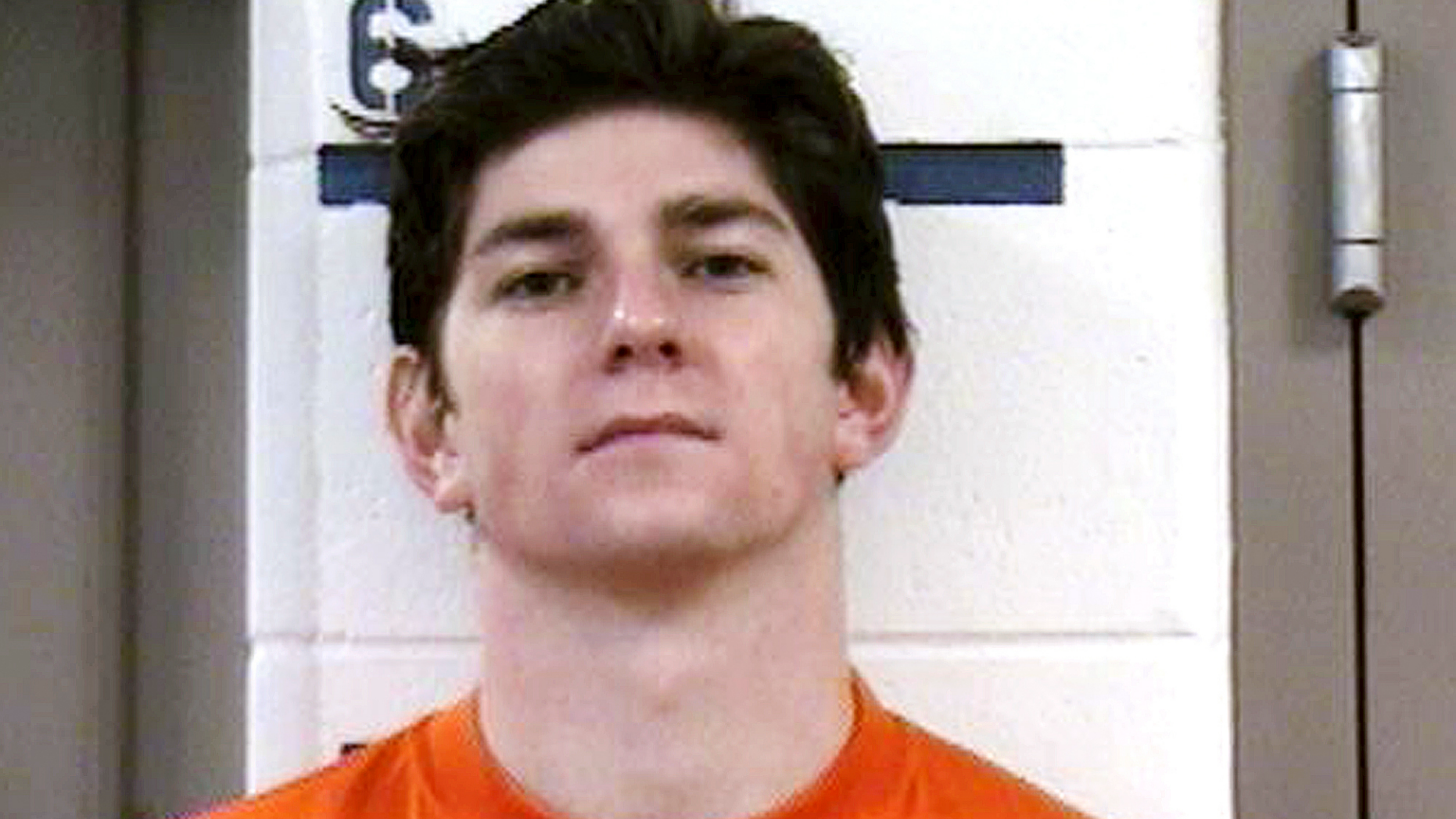This Wednesday, Dec. 26, 2018, booking photo released by the Merrimack County Department of Corrections shows Owen Labrie, who reported to the jail to serve the remaining 10 months of his jail sentence. Labrie, of Tunbridge, Vt., was convicted in 2015 of assaulting a freshman the previous year as part of a game of sexual conquest at St. Paul's School in Concord. He also was convicted of using a computer to lure an underage student for sex, requiring him to register as a sex offender. (Merrimack County Department of Corrections via AP)
