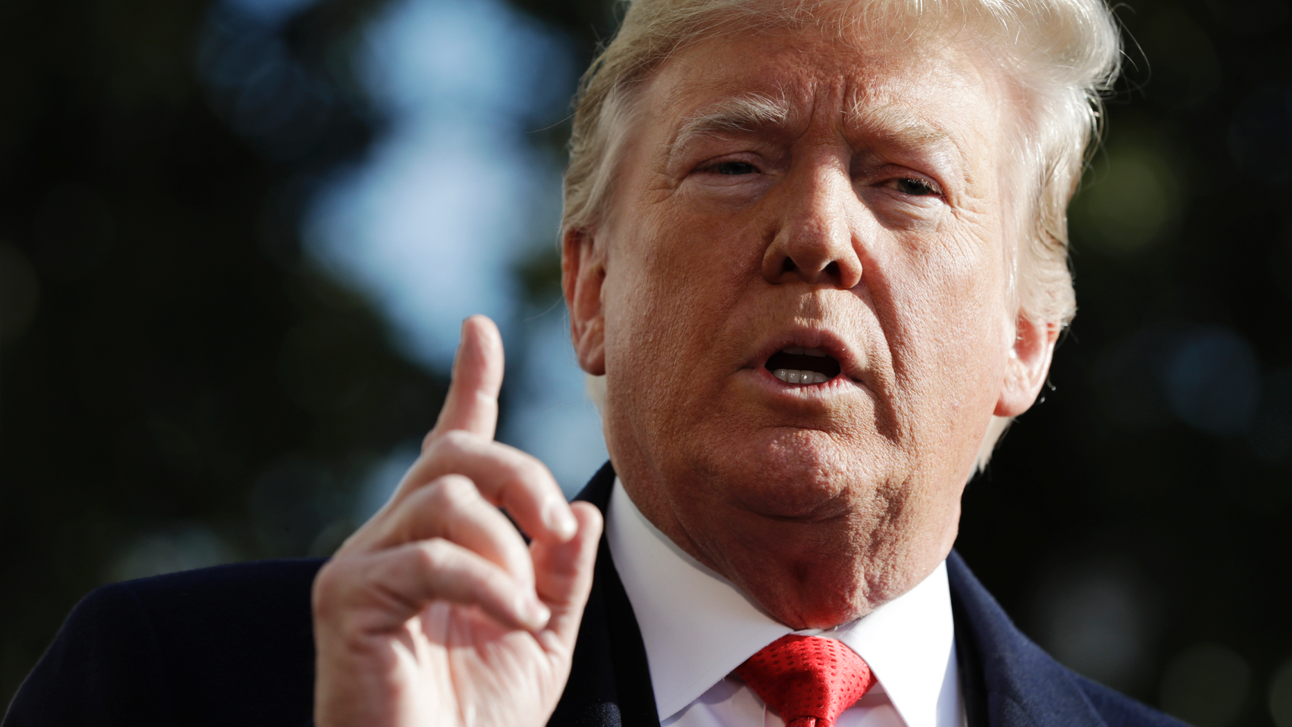 FILE -- President Donald Trump talks with reporters before traveling to the G20 Summit in Buenos Aires, on the South Lawn of the White House, in Washington. (AP Photo/Evan Vucci, File)