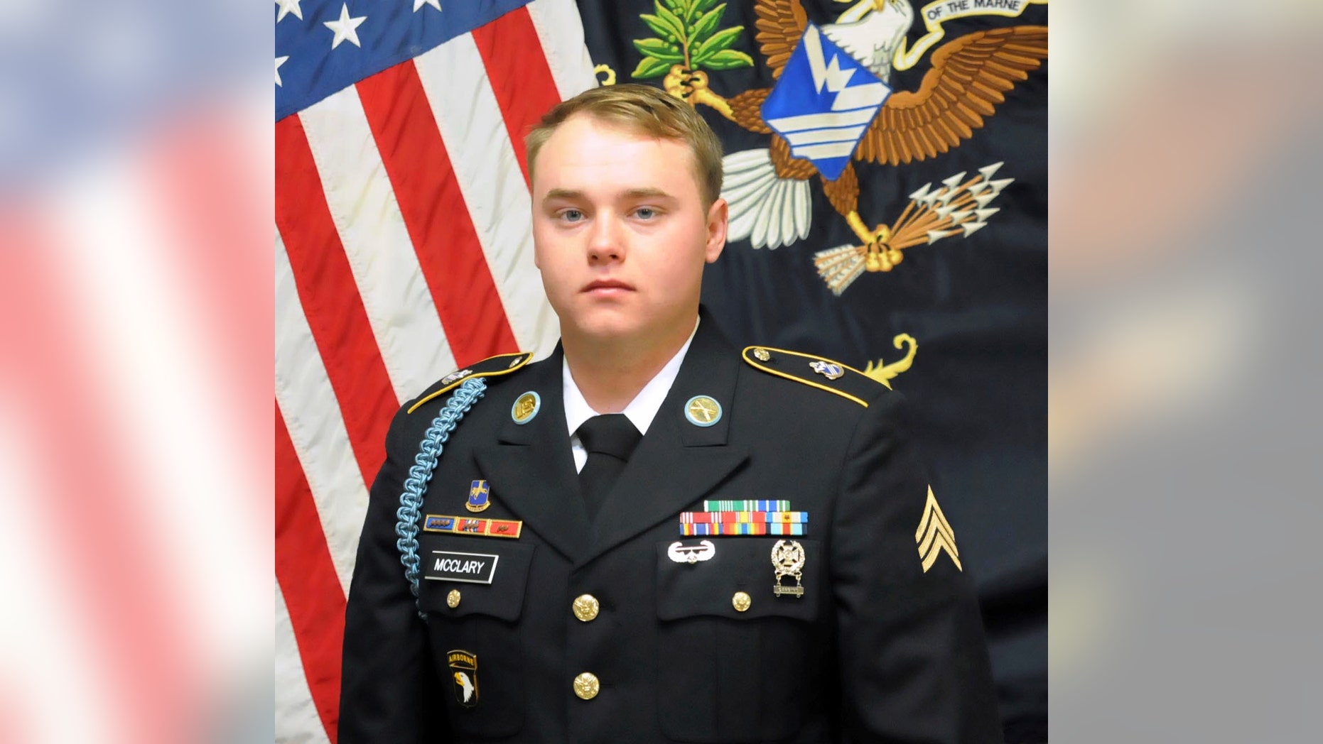 This undated photo provided by the Fort Carson Public Affairs Office shows Sgt. Jason McClary, of Export, Pa. McClary died Sunday, Dec. 2, 2018, at the military hospital in Landstuhl, Germany. The Pentagon says that McClary is the fourth soldier to die from wounds suffered last week in a roadside bomb blast in eastern Afghanistan. The Taliban claimed responsibility for the attack. (Fort Carson Public Affairs Office via AP)