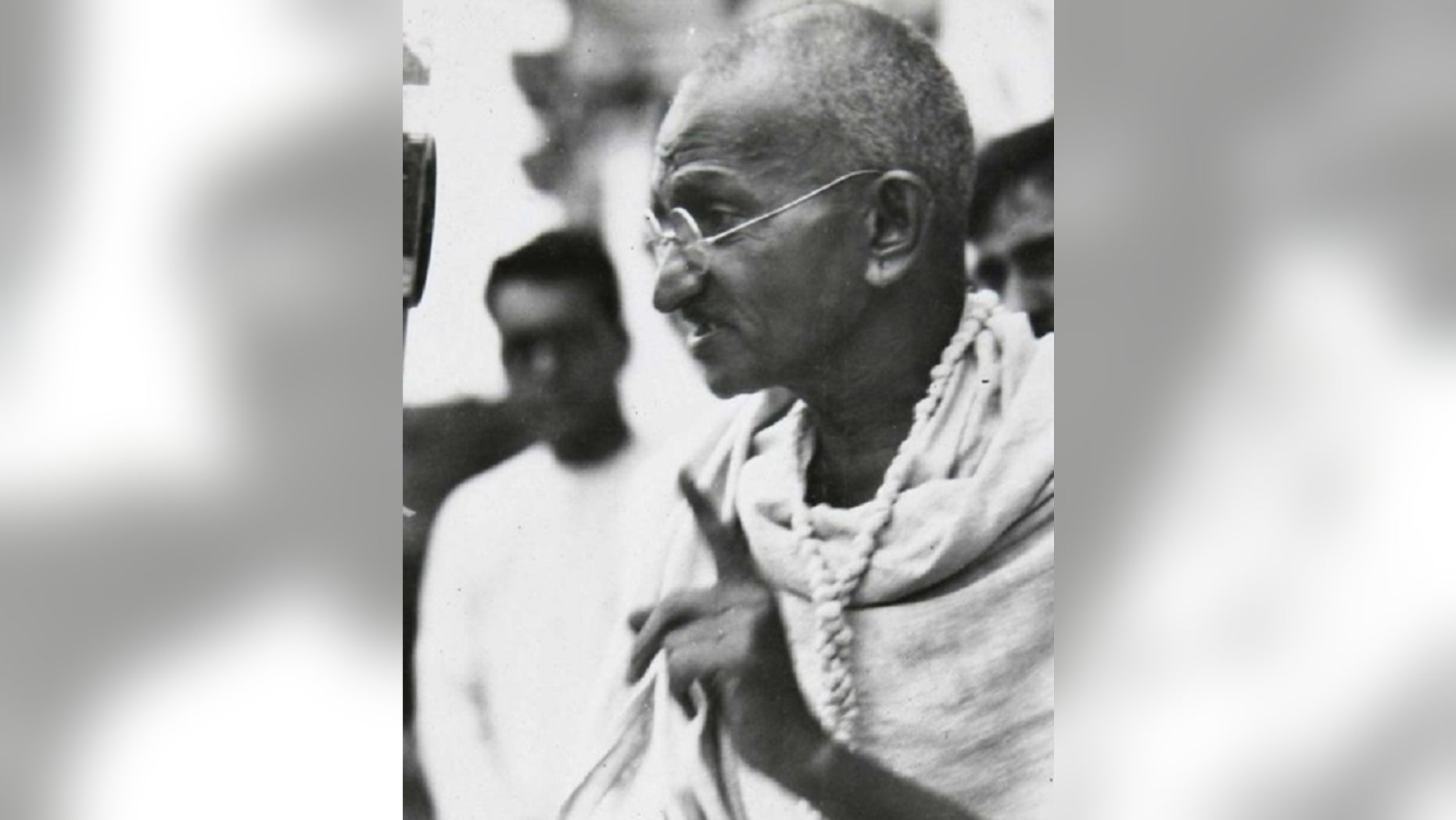 Mohandas K. Gandhi reportedly used a racial slur when referring to Africa's black population while he lived there, a report said.