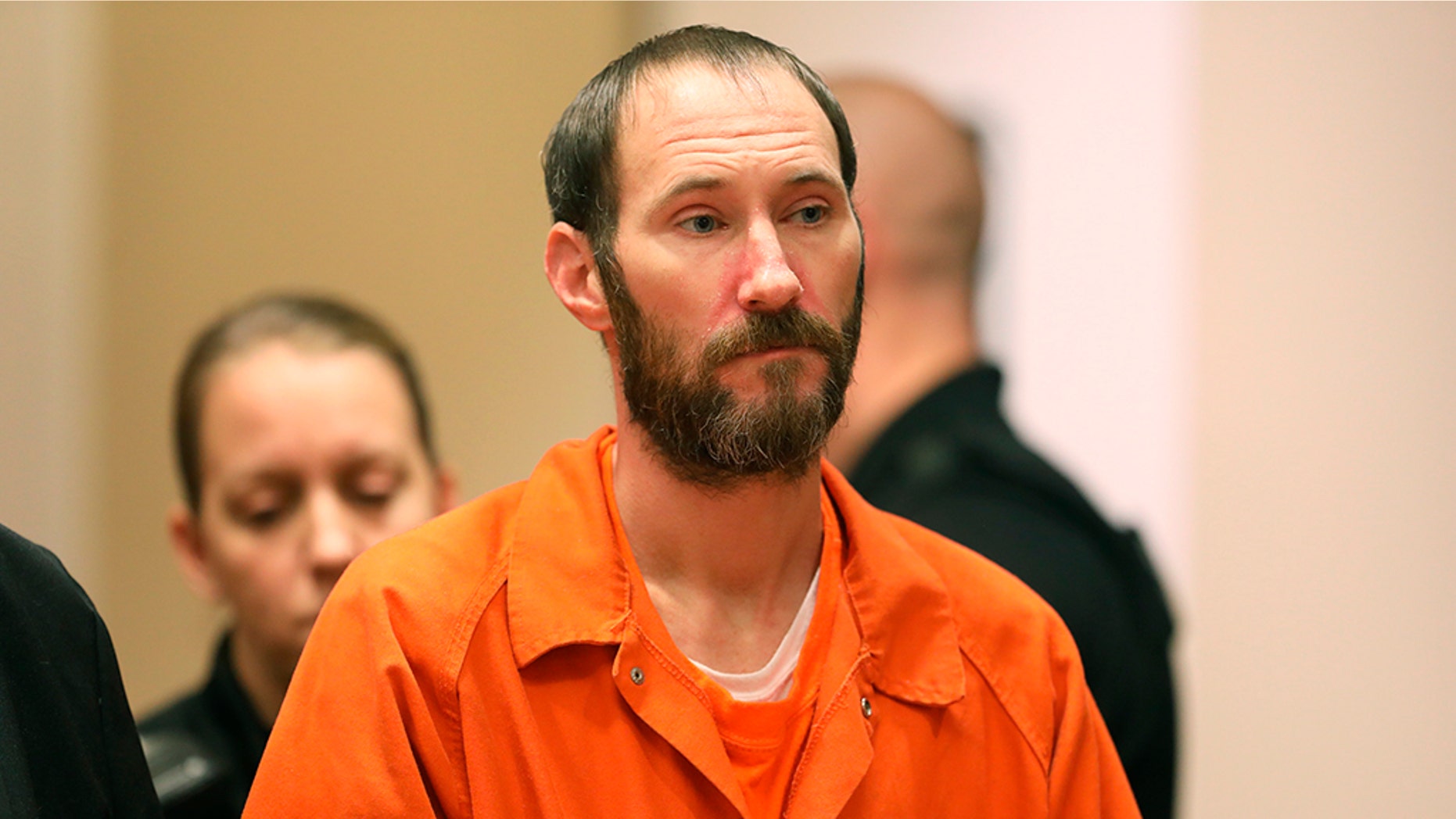 Johnny Bobbitt stands during a hearing Burlington County Courthouse in Mt. Holly, N.J. on Friday Dec. 14, 2018. (David Swanson /The Philadelphia Inquirer via AP, Pool)