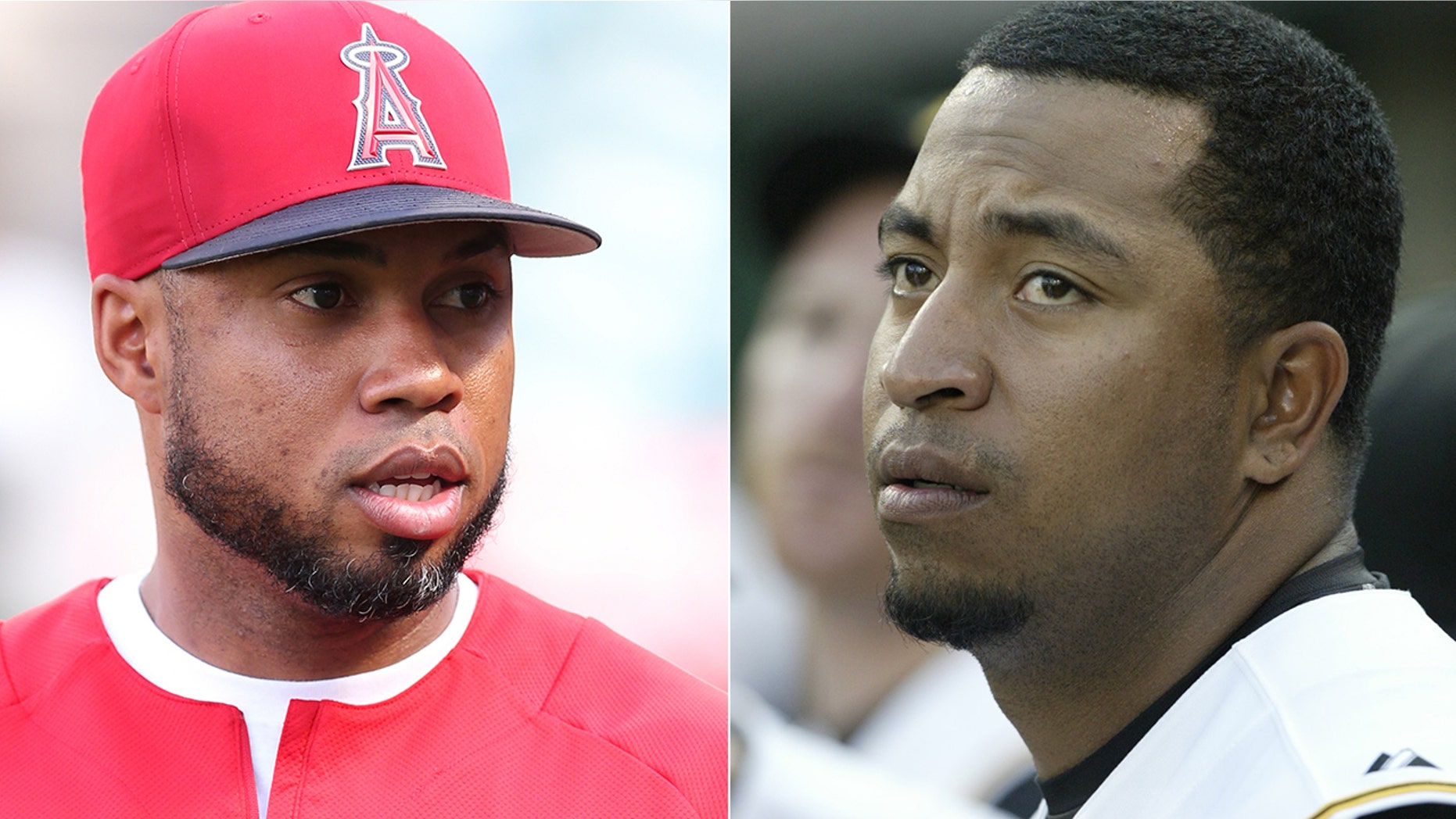 Former MLB players Luis Valbuena, left, and Jose Castillo were killed in a car accident Thursday.