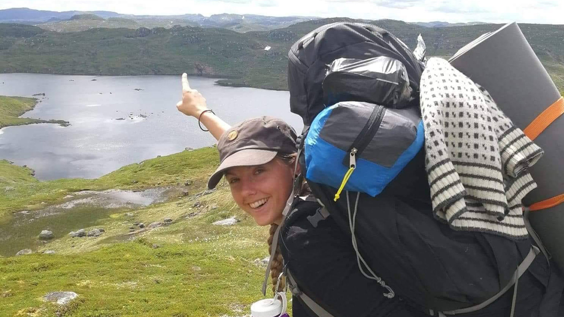 Maren Ueland, 28, from Denmark, was attacked while sleeping in her tent Monday, police believe
