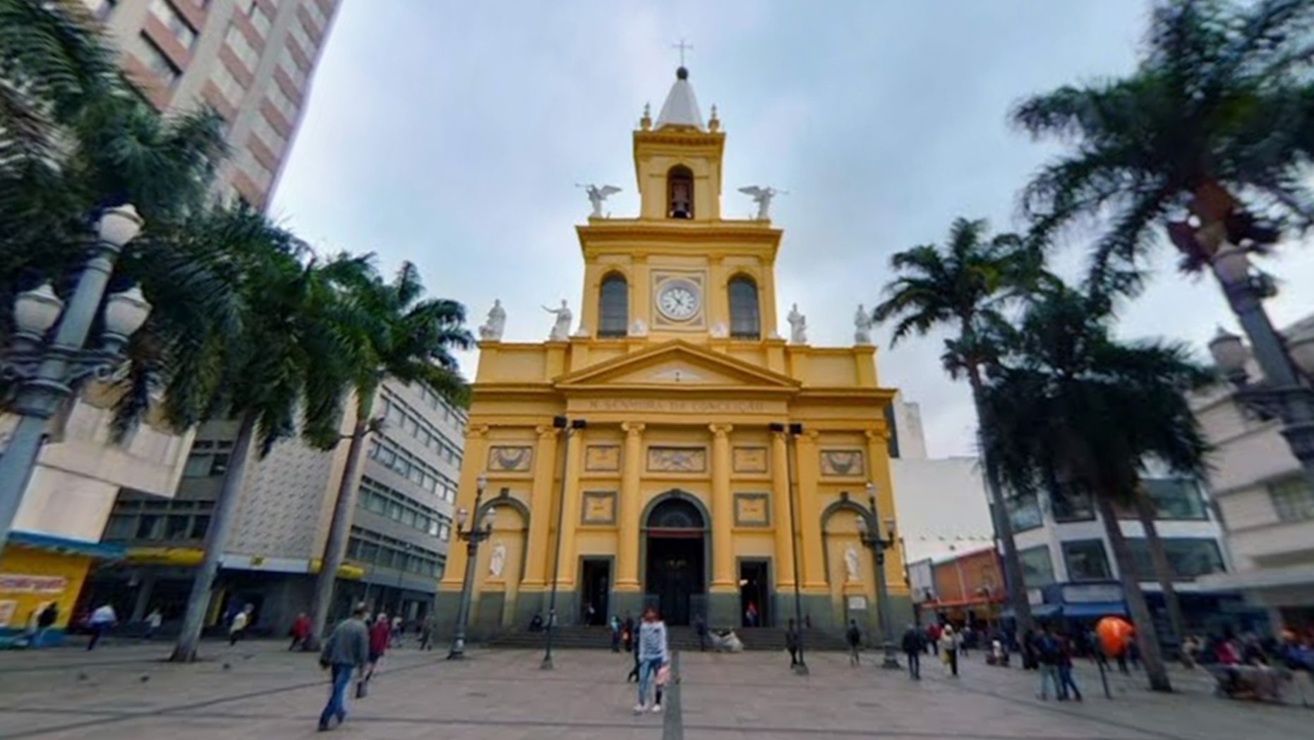 A gunman opened fire inside the Metropolitan Cathedral of Campinas in Brazil, killing four and injuring four before turning the gun on himself.