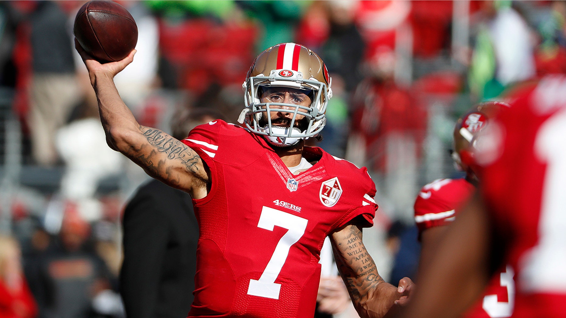 Washington Redskins coach Jay Gruden said last week the team "talked about and discussed" bringing in Kaepernick for a tryout "but we will probably go in a different direction."