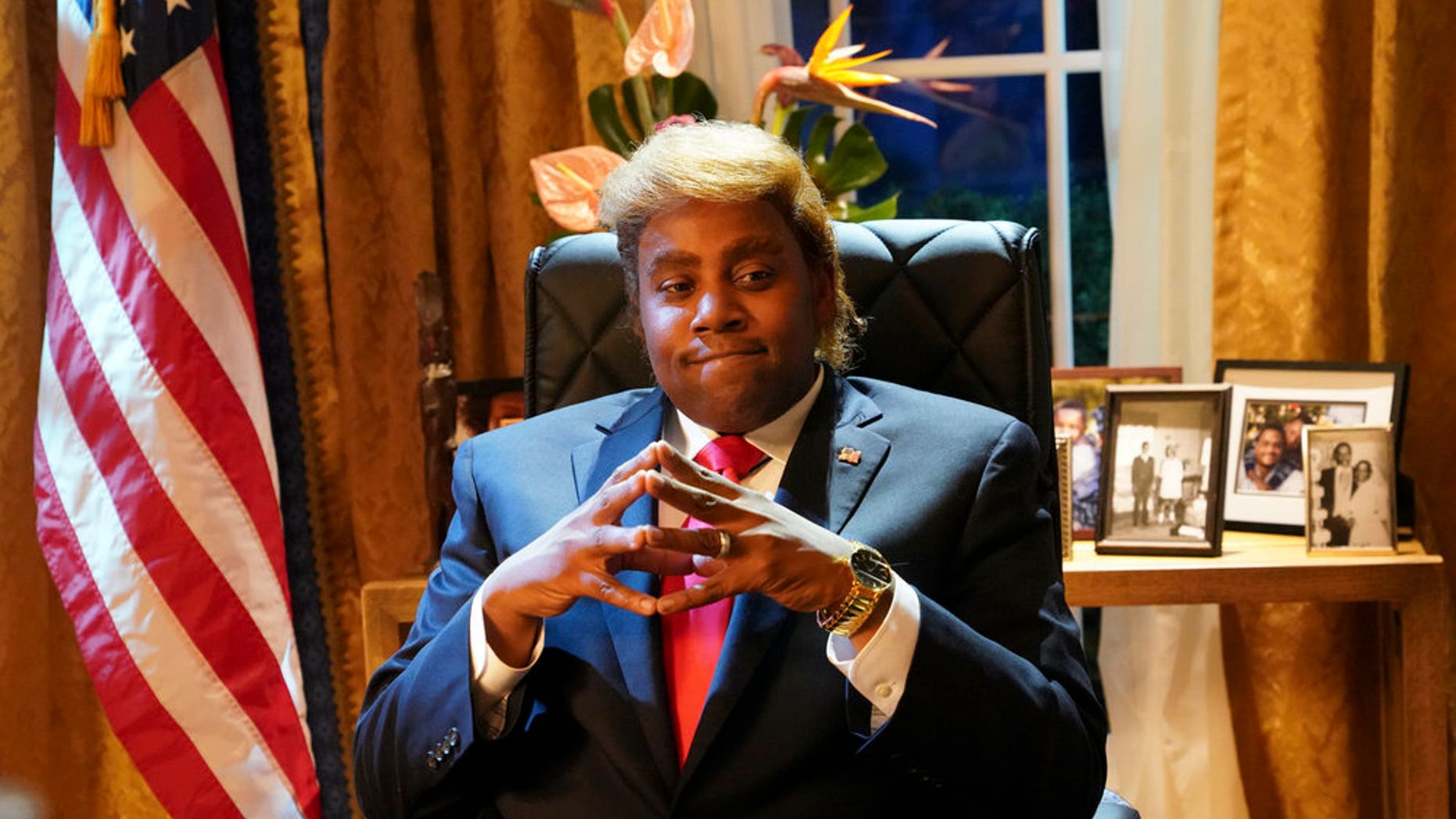 Kenan Thompson plays Darius Trump in a sketch for "Saturday Night Live."
