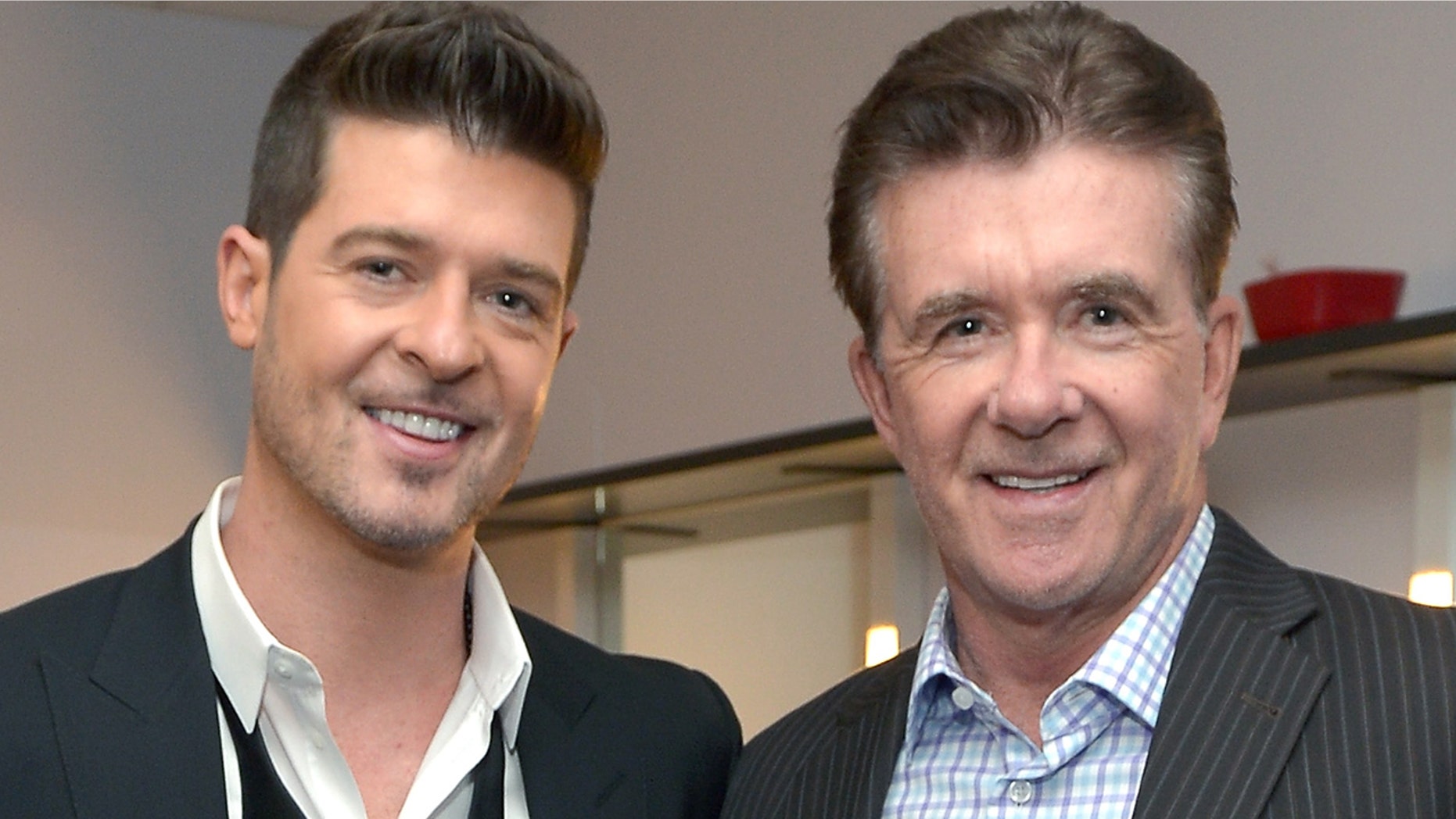 Robin Thicke opened up about losing his father, Alan, in 2016.