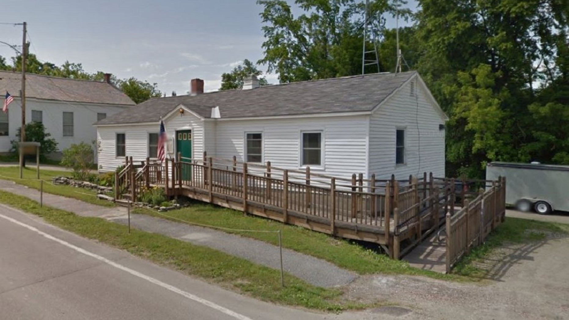The Westford Town Office, where the Development Review Board has repeatedly denied a business owner's request for a building permit.