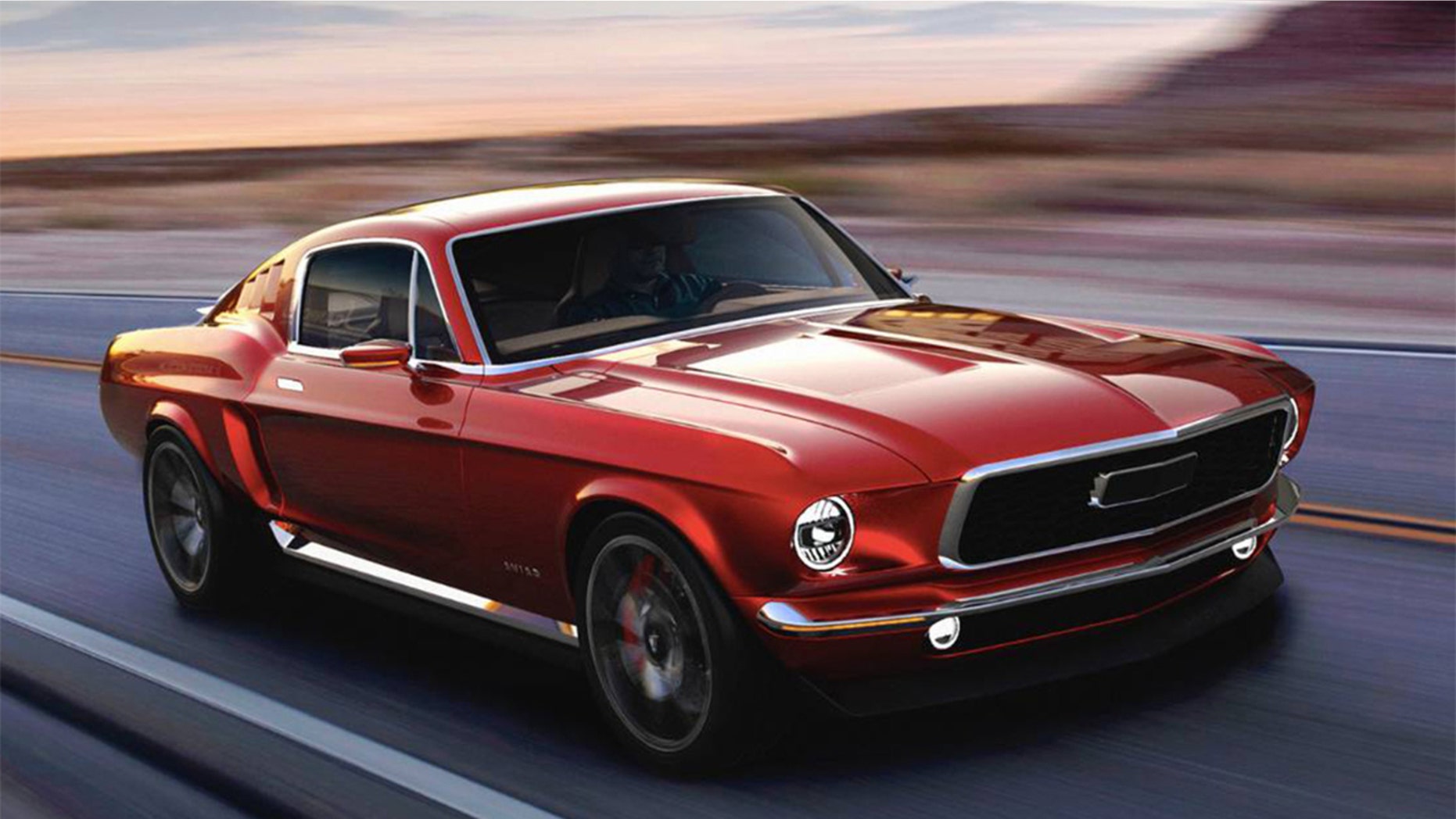 Retro Electric 1967 Ford Mustang Revealed In Russia Fox News Retro Electric 1967 Ford Mustang Revealed In Russia