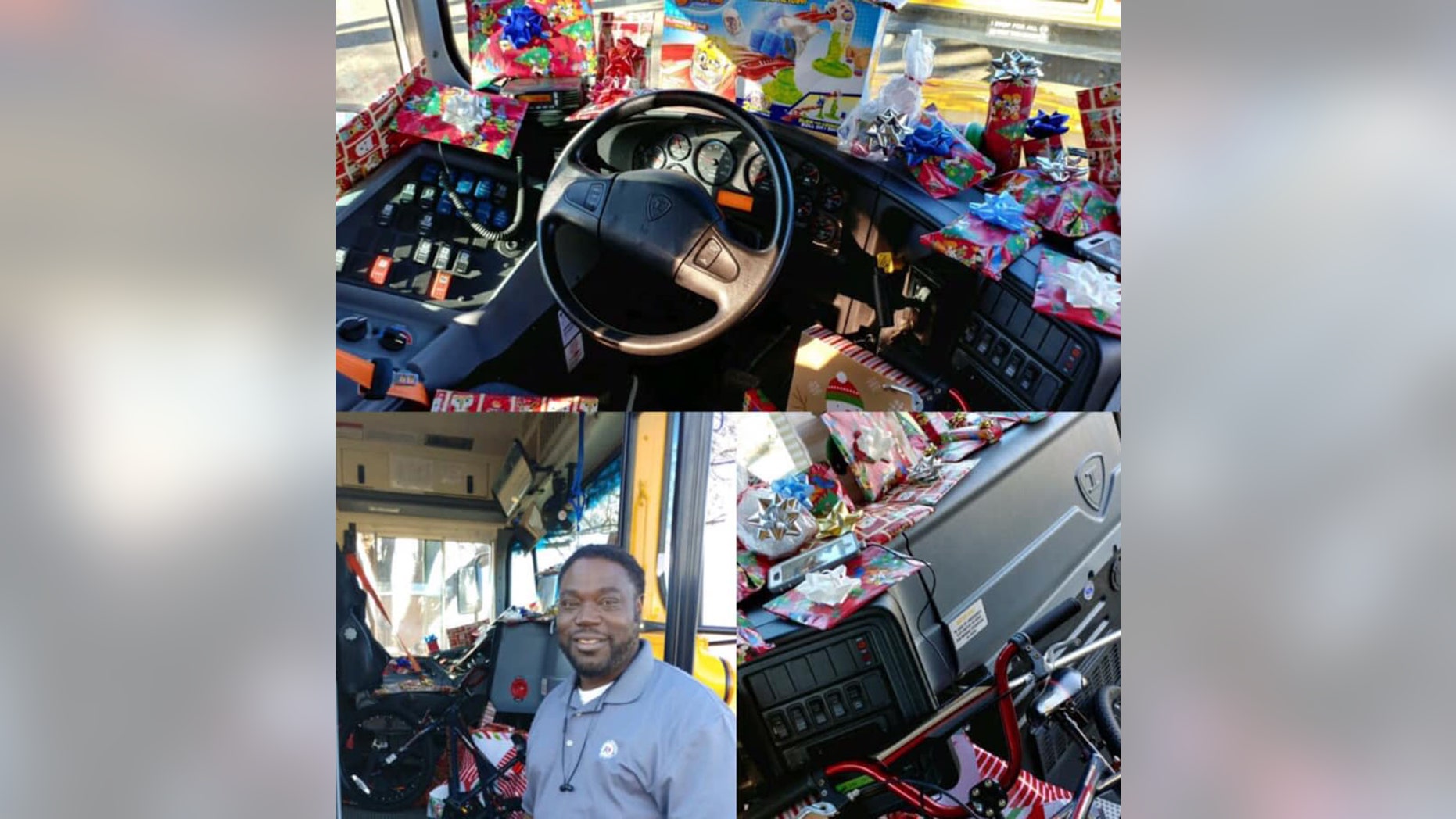 A Texas bus driver likely helped spread a bit of cheer this holiday season when he reportedly bought dozens of presents for kids on his route.
