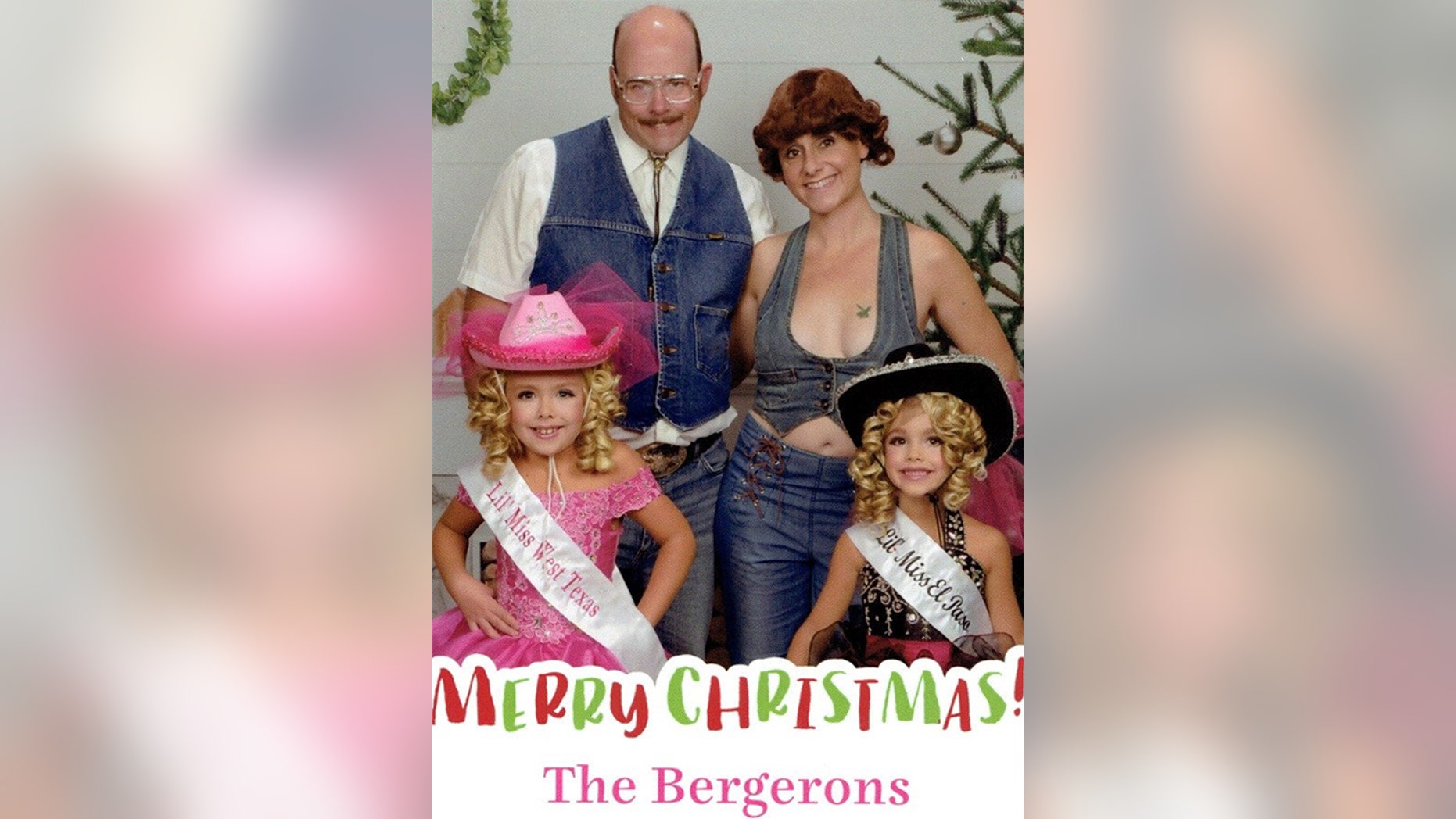 A family famed for their hilarious cringe-worthy Christmas cards have created another festive howler for the 16th year in a row.