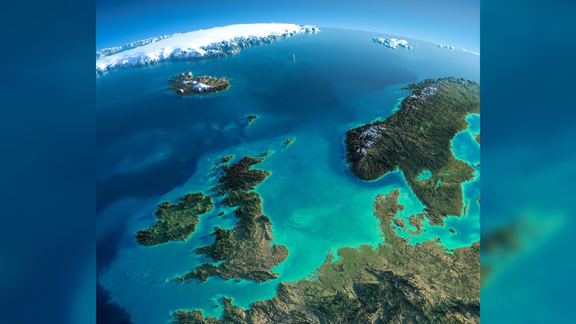 Doggerland, named for Dogger Bank, is now beneath the North Sea off the east coast of England.