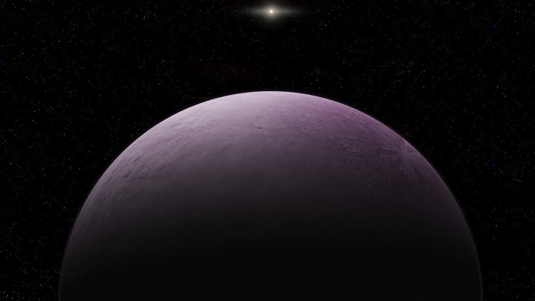Artist concept of 2018 VG18 "Farout". (Credit: Roberto Molar Candanosa/Carnegie Institution for Science.)