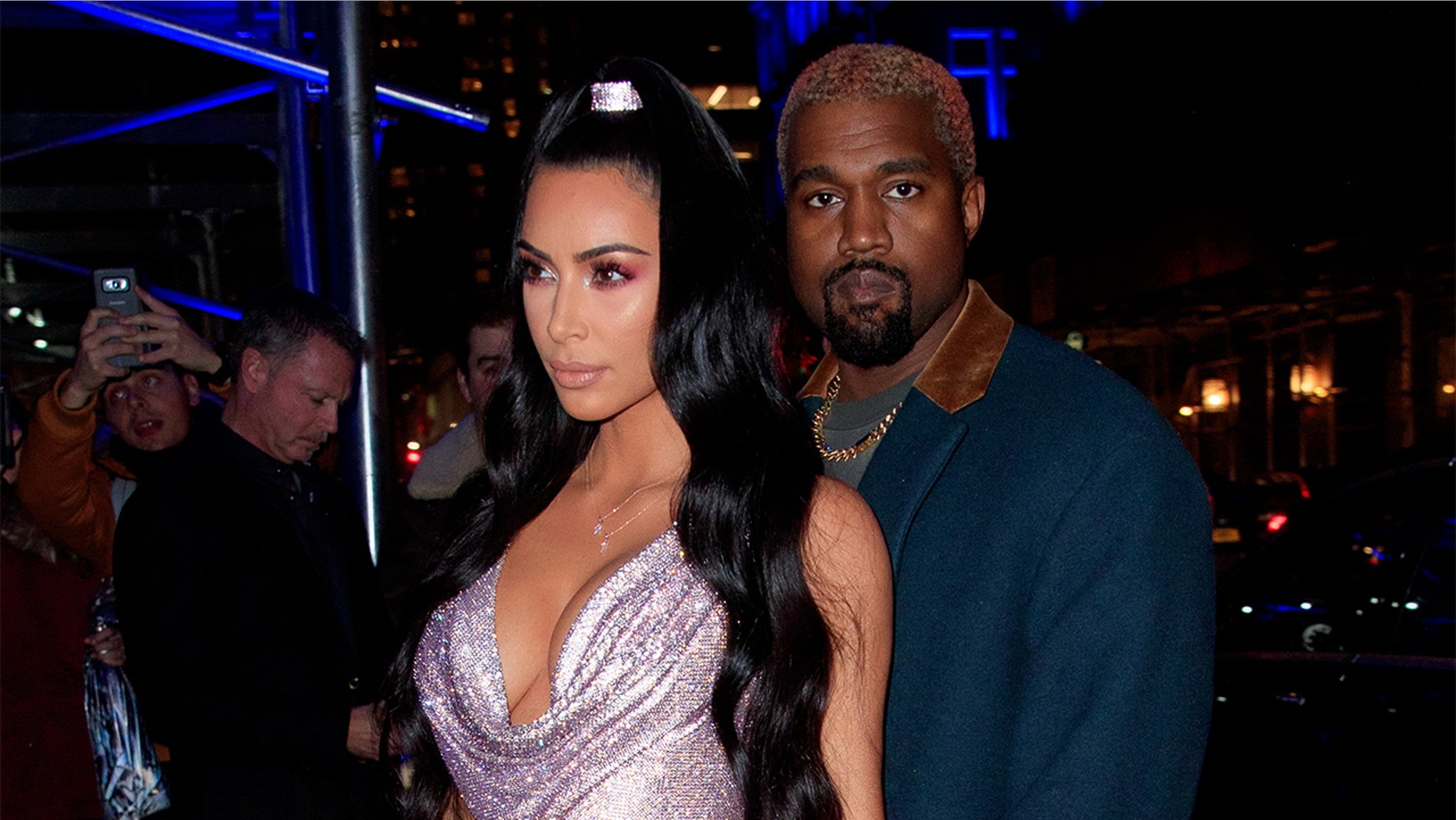 Kim Kardashian and Kanye West