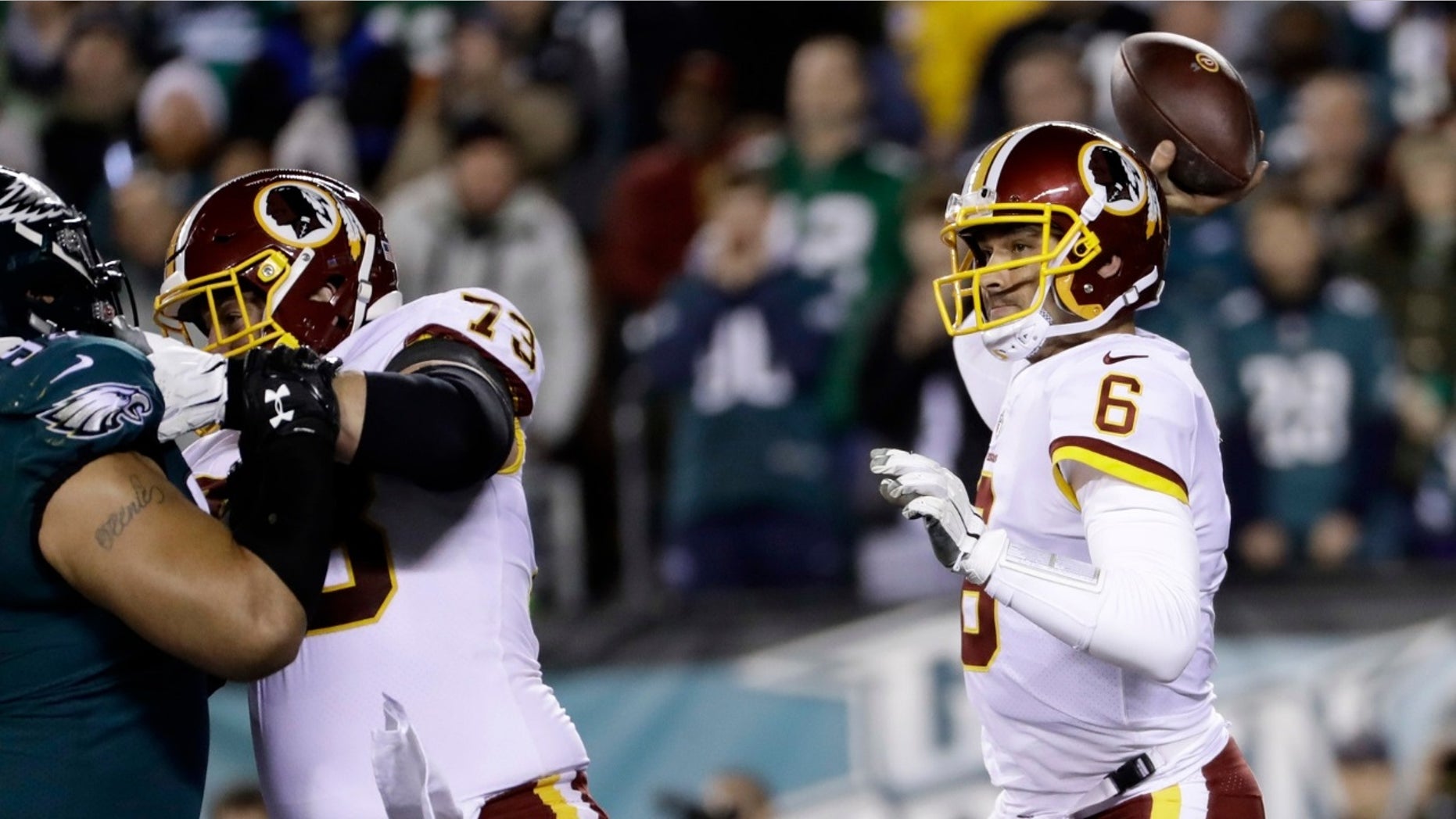 Backup quarterback pulled off a fantastic butt fumble recovery on Monday, Dec. 3, 2018.